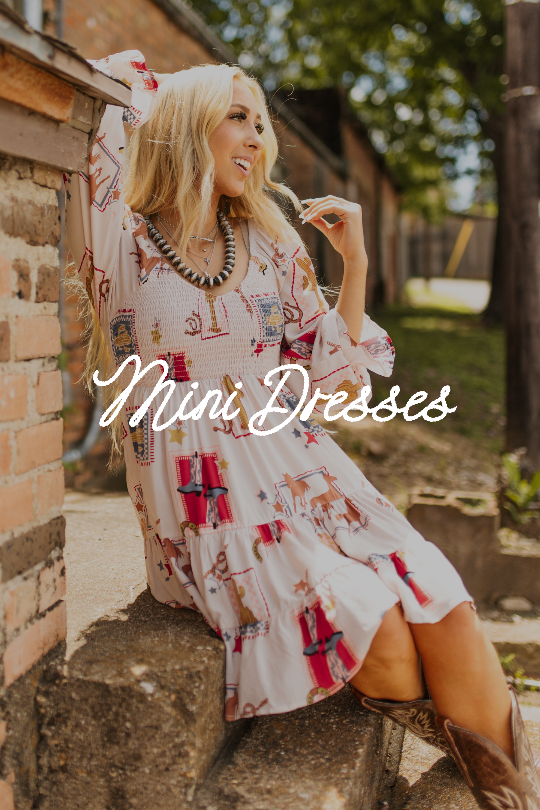 Mini Dress Cowgirl Society & Co Mini Dress Cowgirl Society & Co