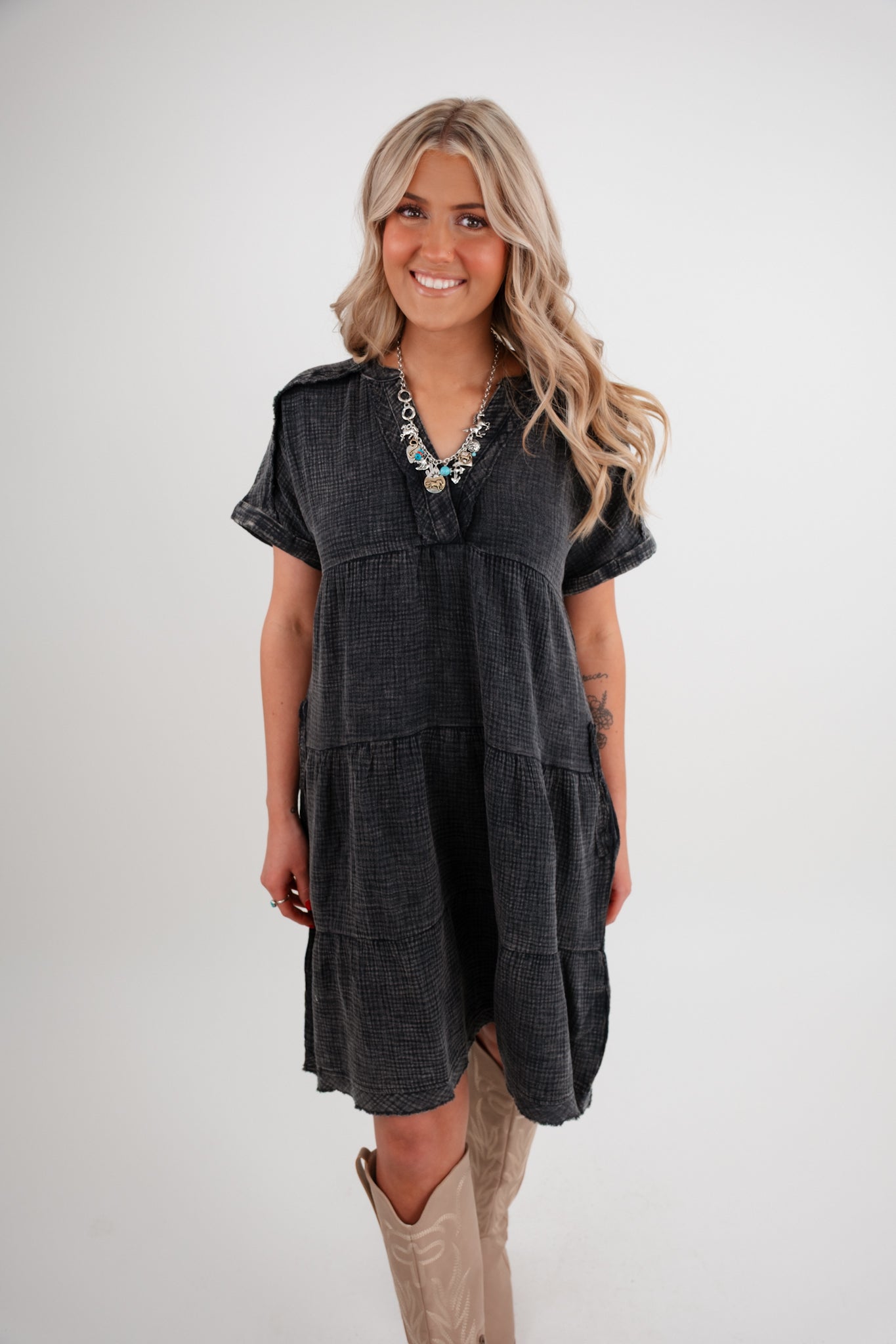 Dust Trail Gauze Dress