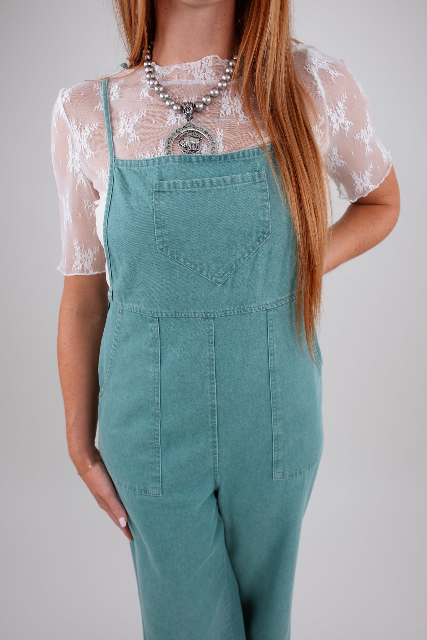 Swaying Belle Emerald Jumpsuit