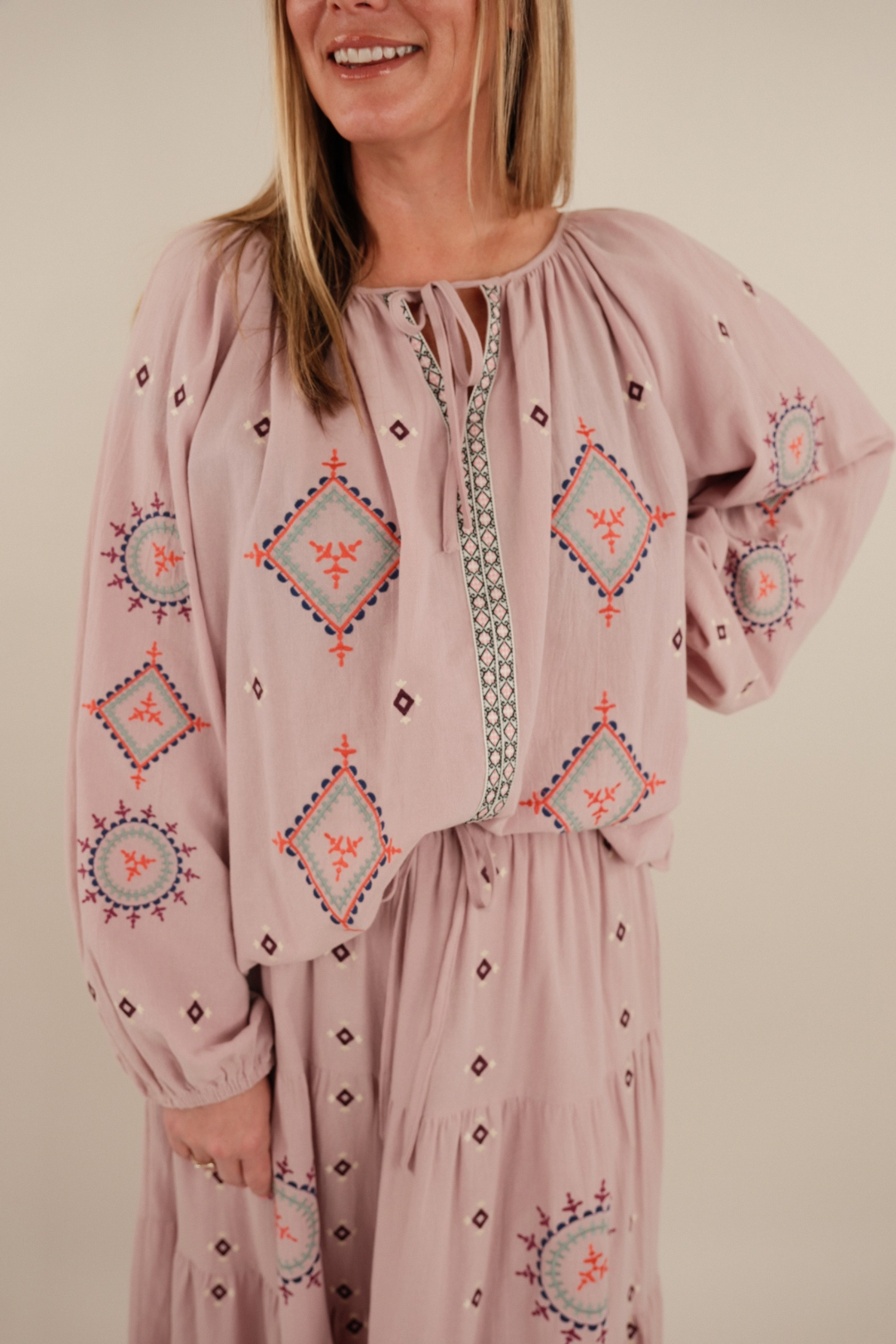Wild Iris Boho Blouse