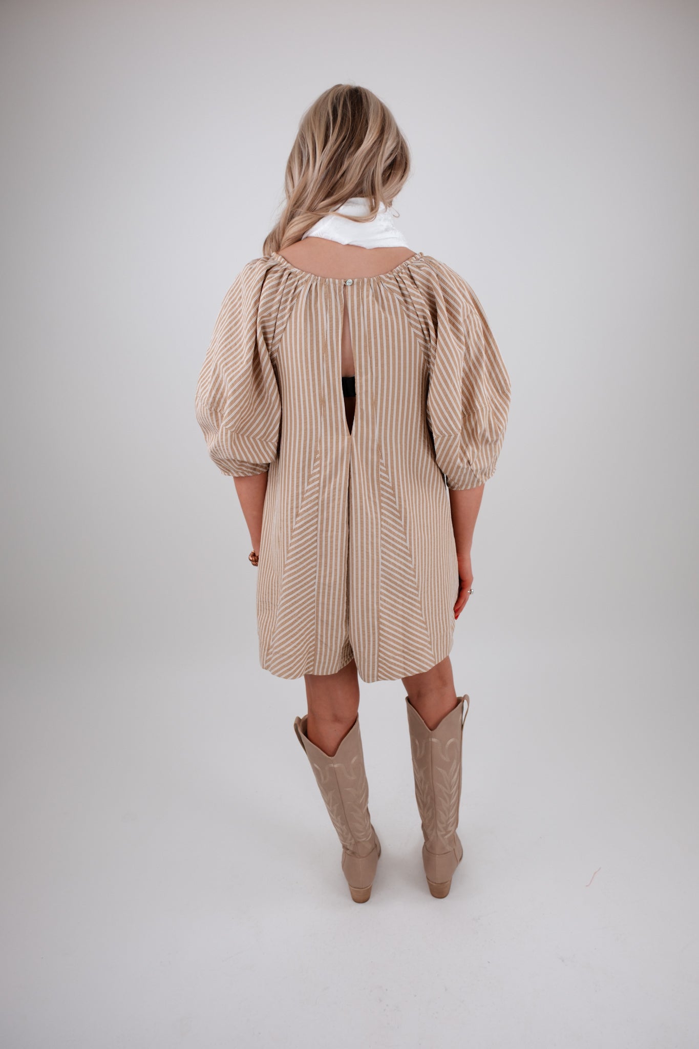 Dust & Daydreams Striped Romper