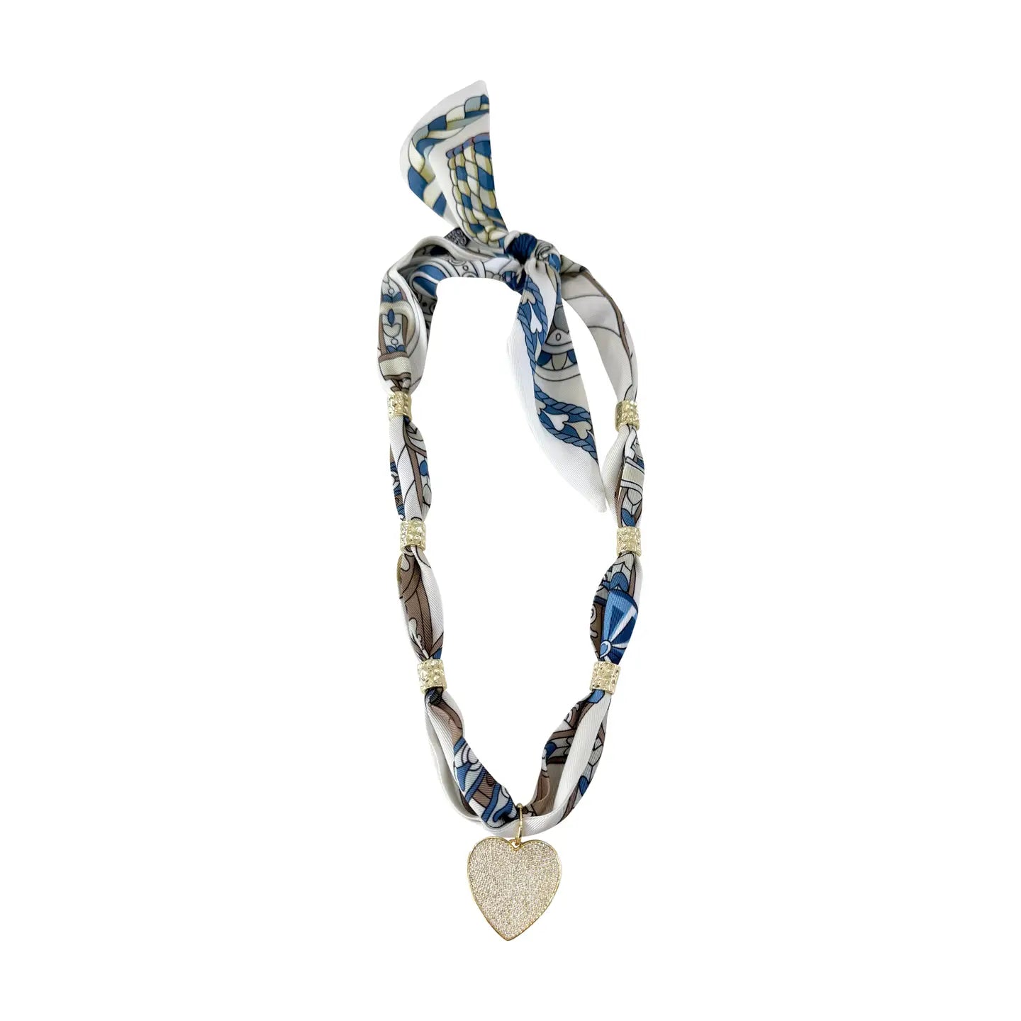 Charm Wrangler Scarf Necklace