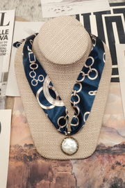 Moonlit Grace Silk Necklace