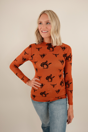Wildfire Rodeo Mesh Top