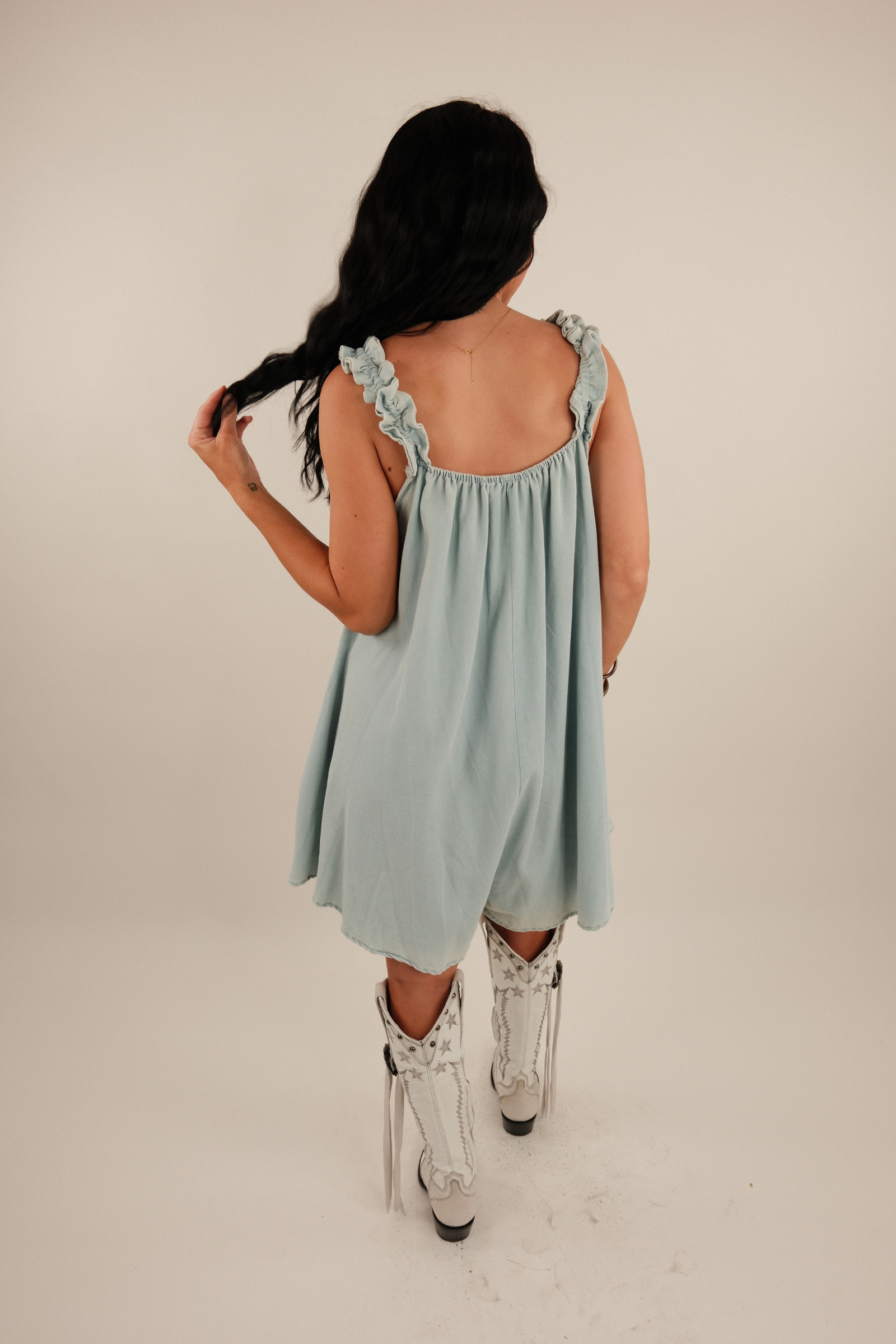 Ridge Ruffle Romper