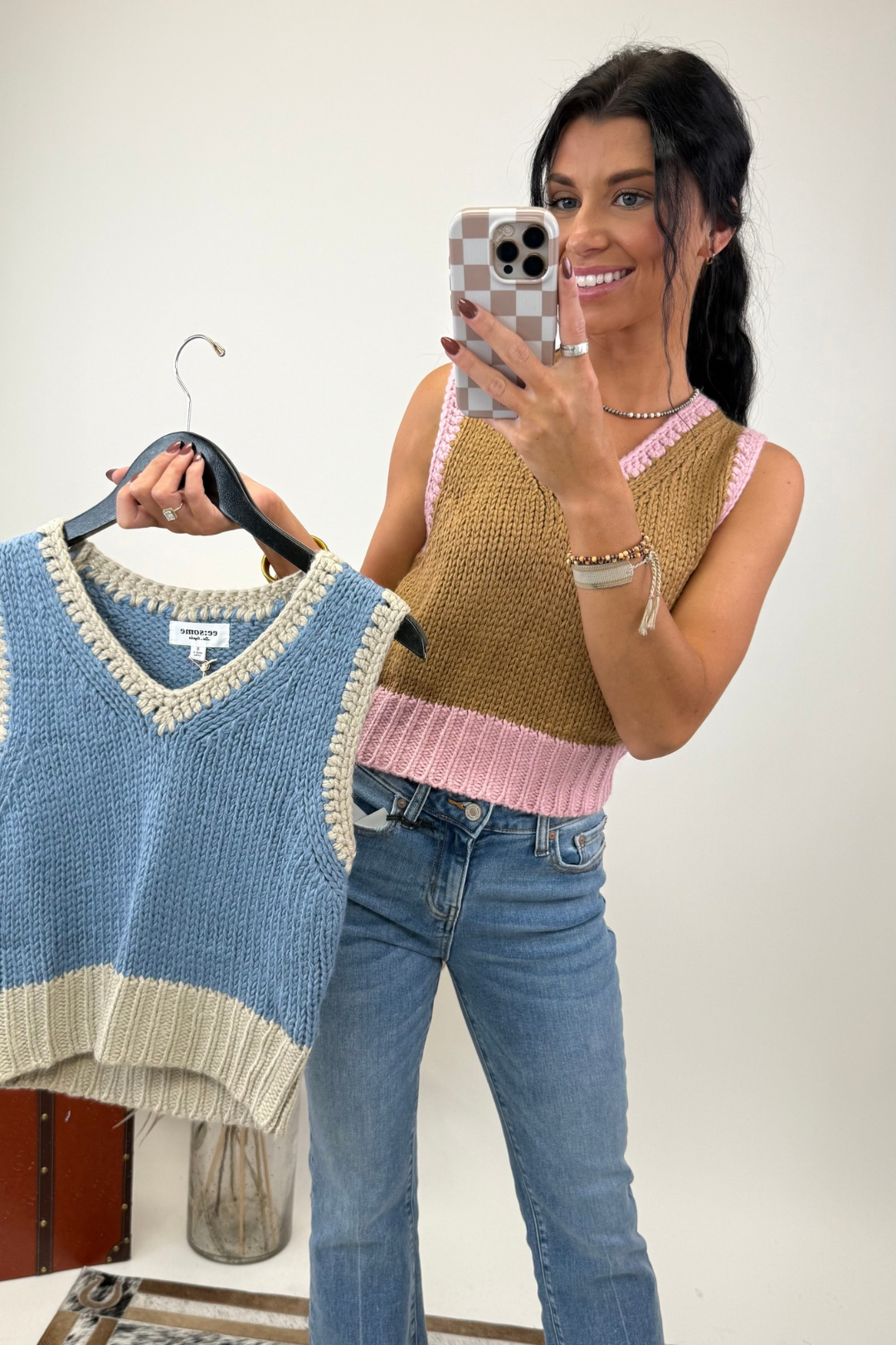 High Plains Colorblock Sweater Vest