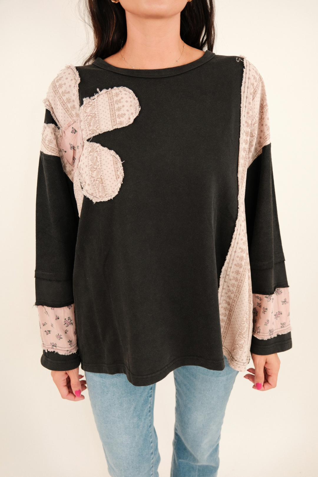 Bandana Dust Boxy Patchwork Top