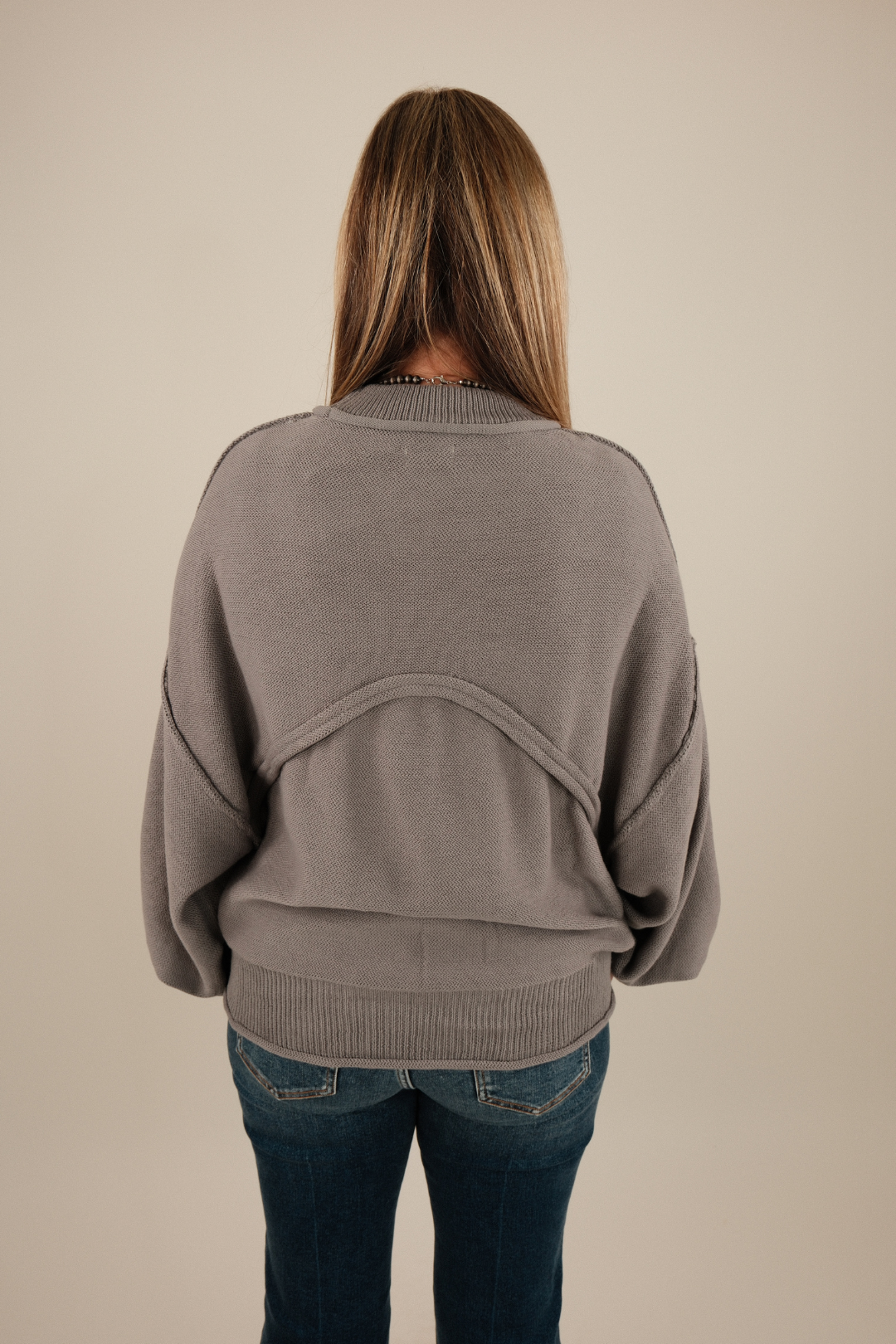 Silver Sage High-Low Pullover