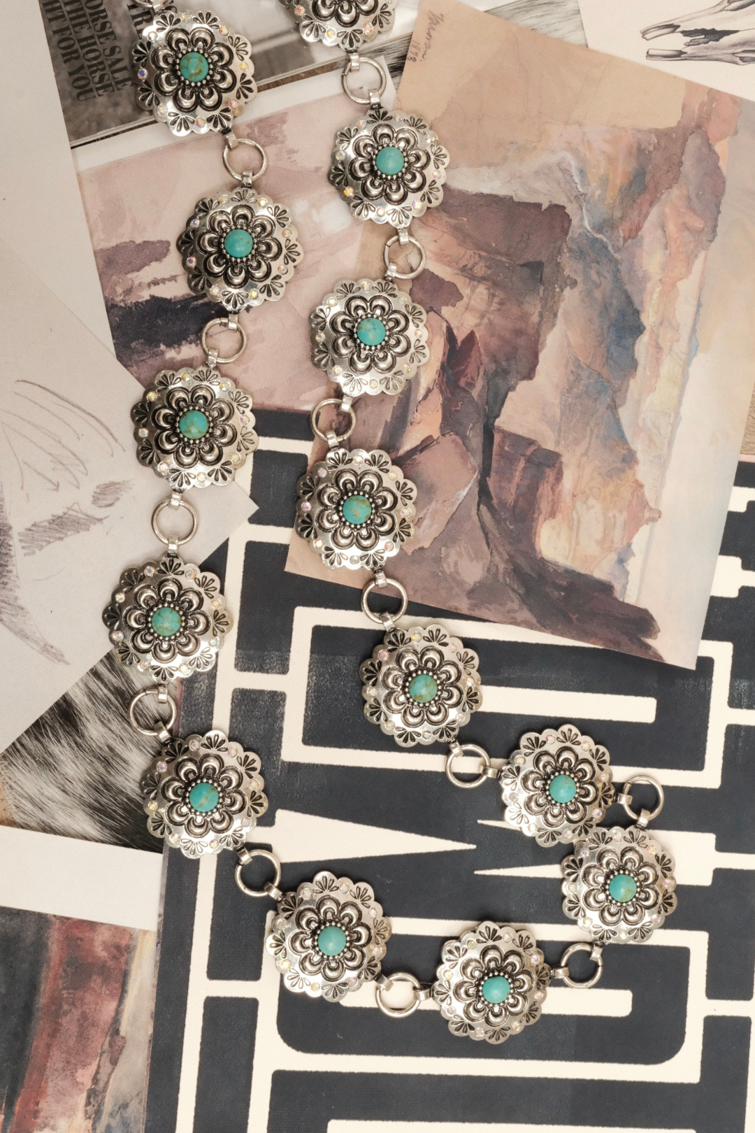 Wildflower Concho Belt