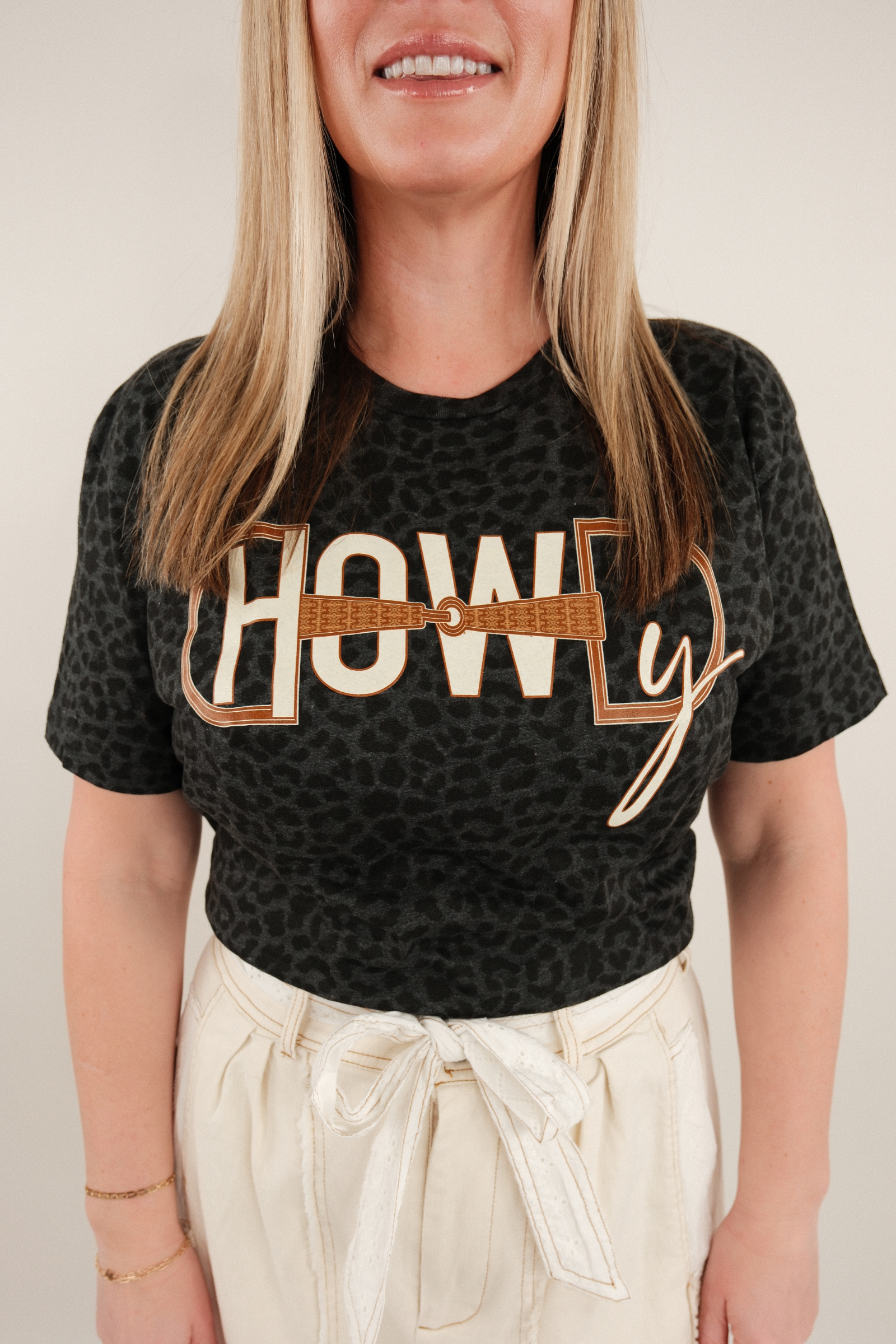 Leopard HOWDY Bit Tee