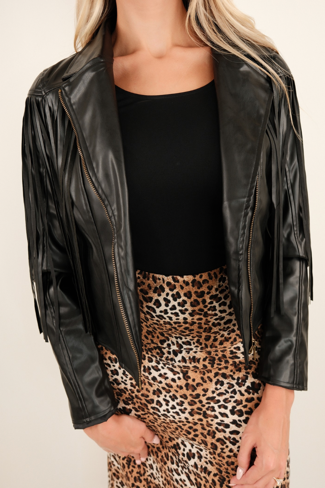 Rodeo Rebel Fringe Moto Jacket