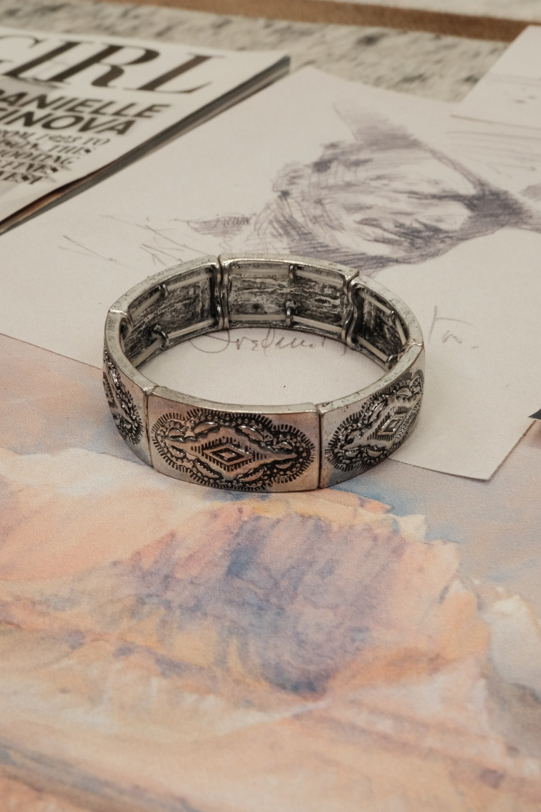 Desert Spirit Aztec Bangle