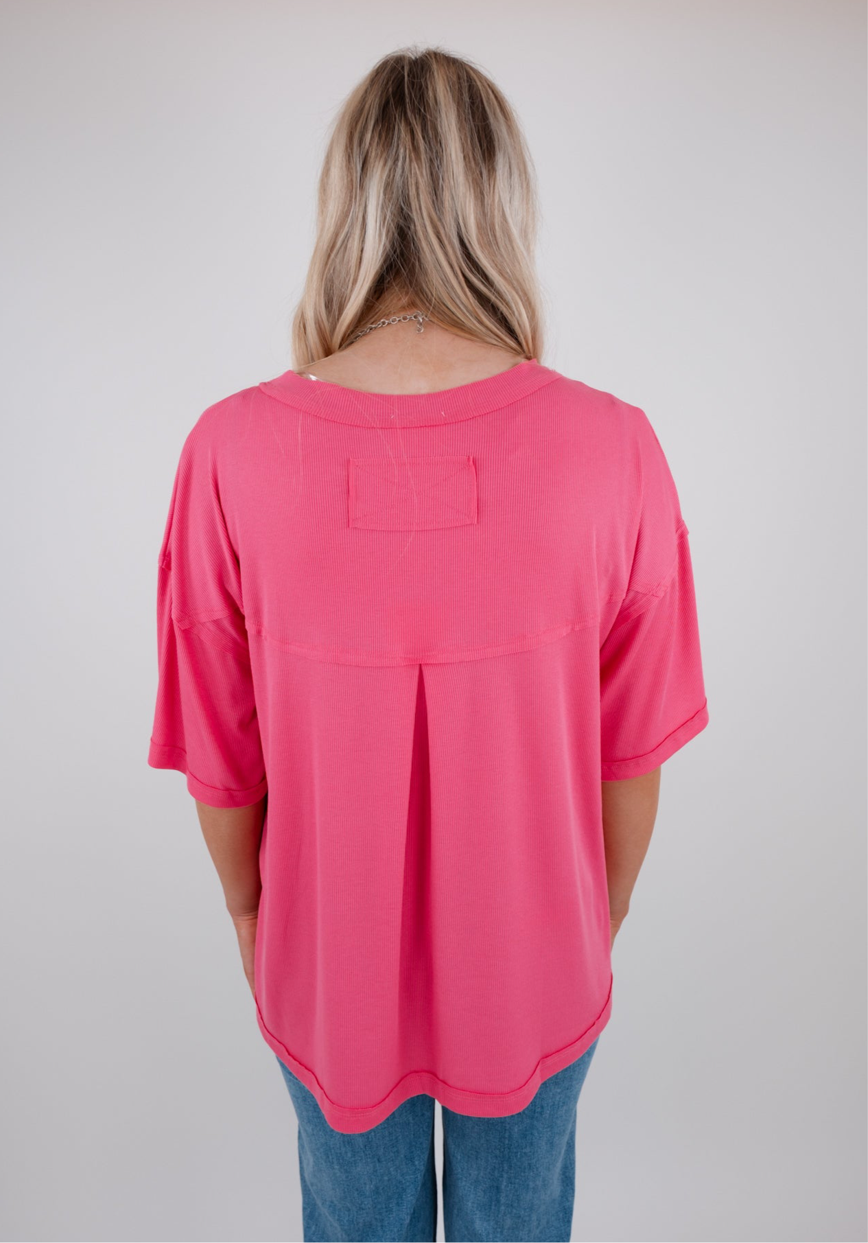 Essential Pocket Tee – Pink