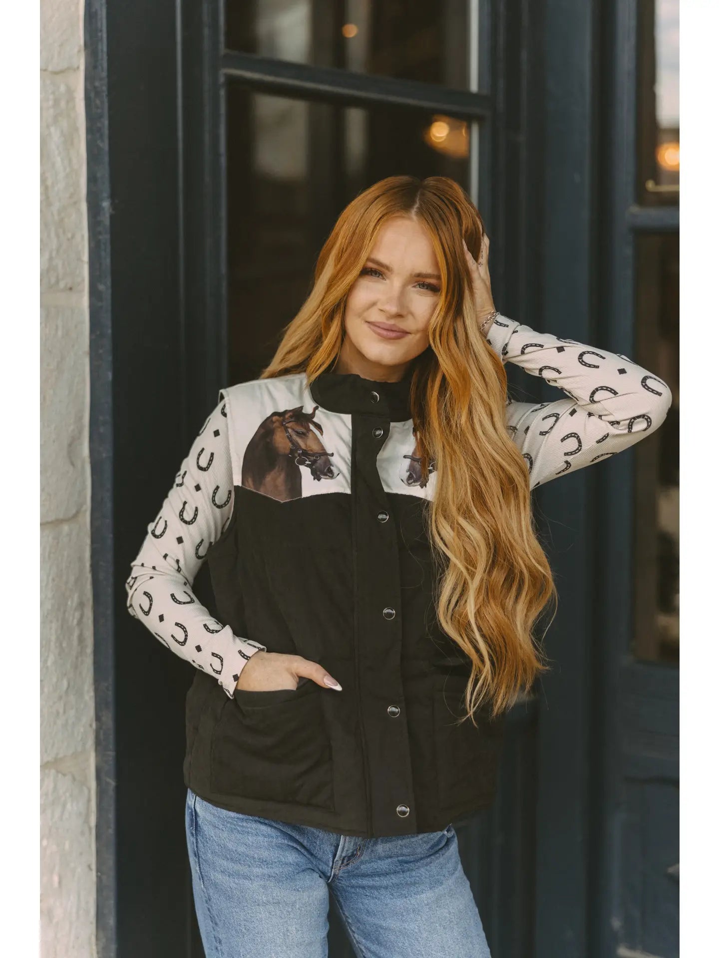 Lucky Lines Ribbed Long Sleeve