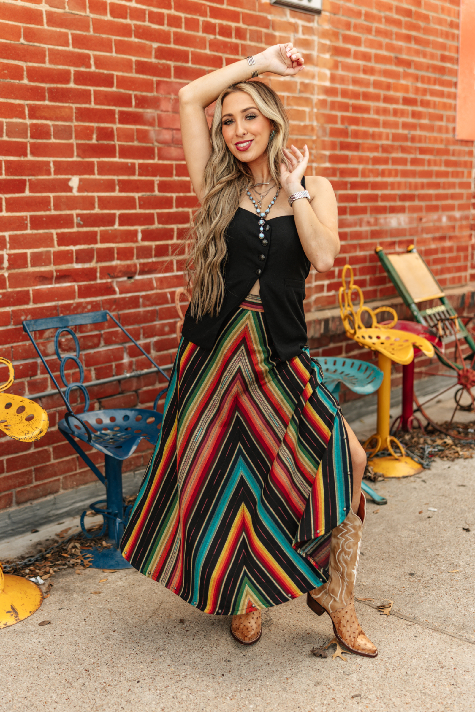 Rio Grande Studded Skirt