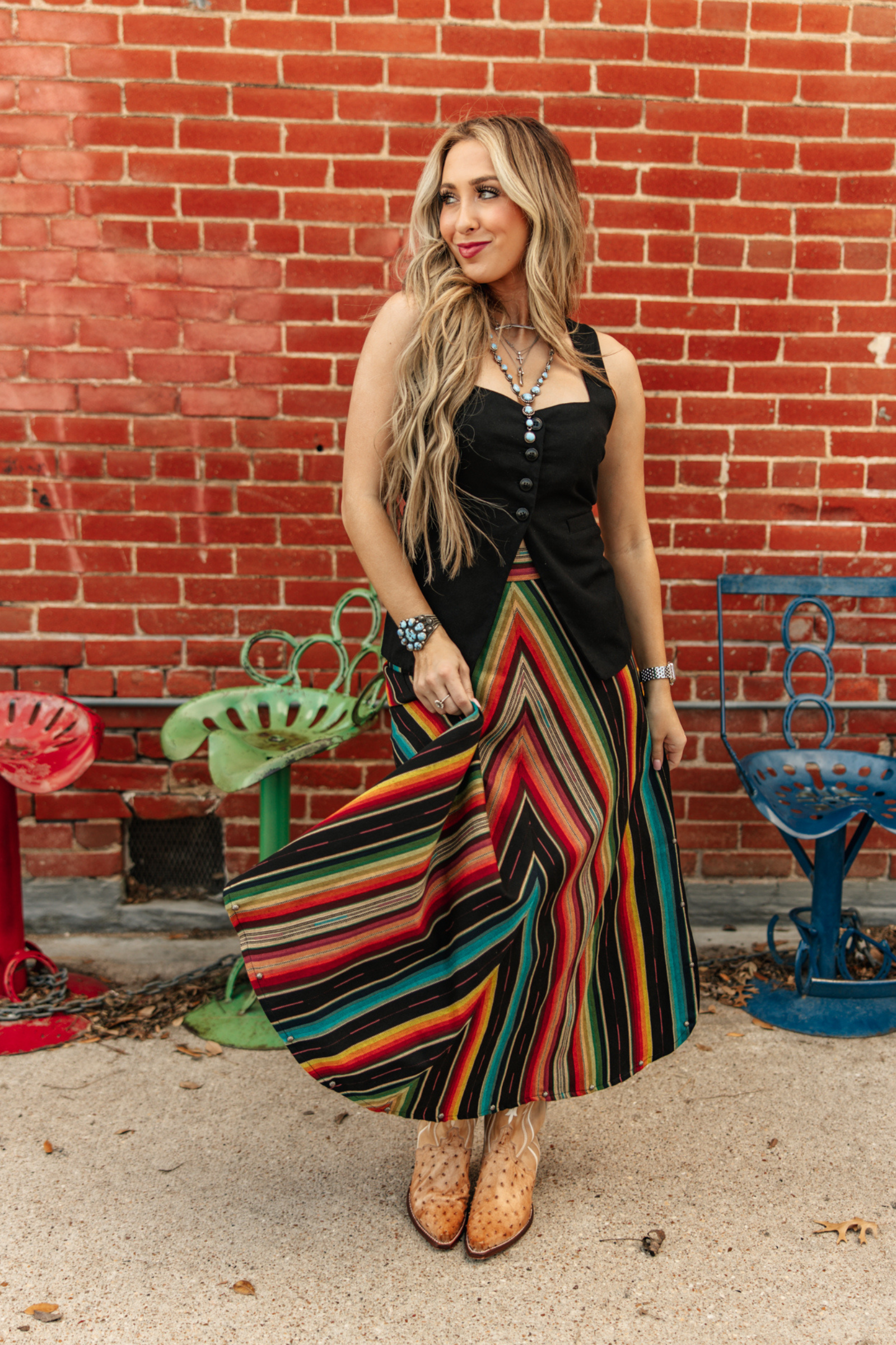 Rio Grande Studded Skirt