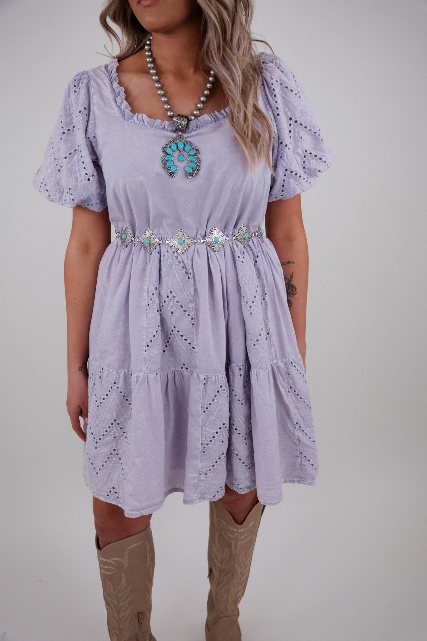 Meadow Mist Mini Dress