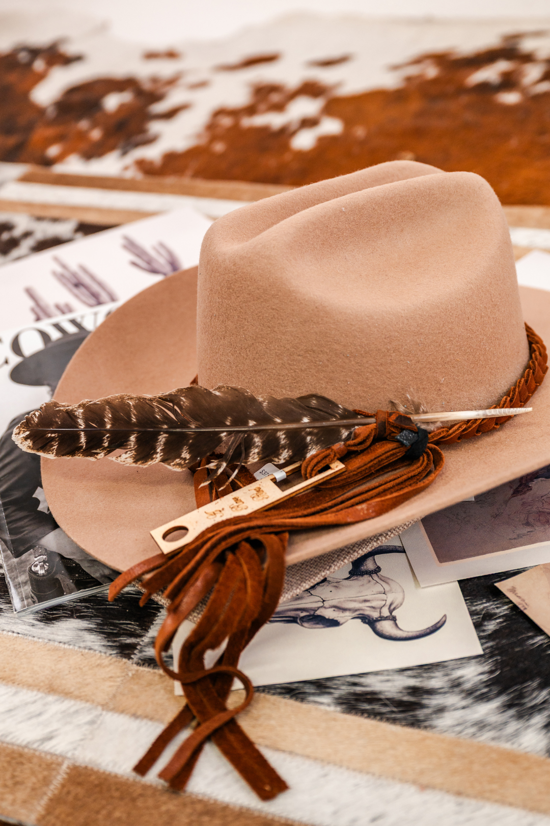 Wild Sage Braided Leather Hat Band