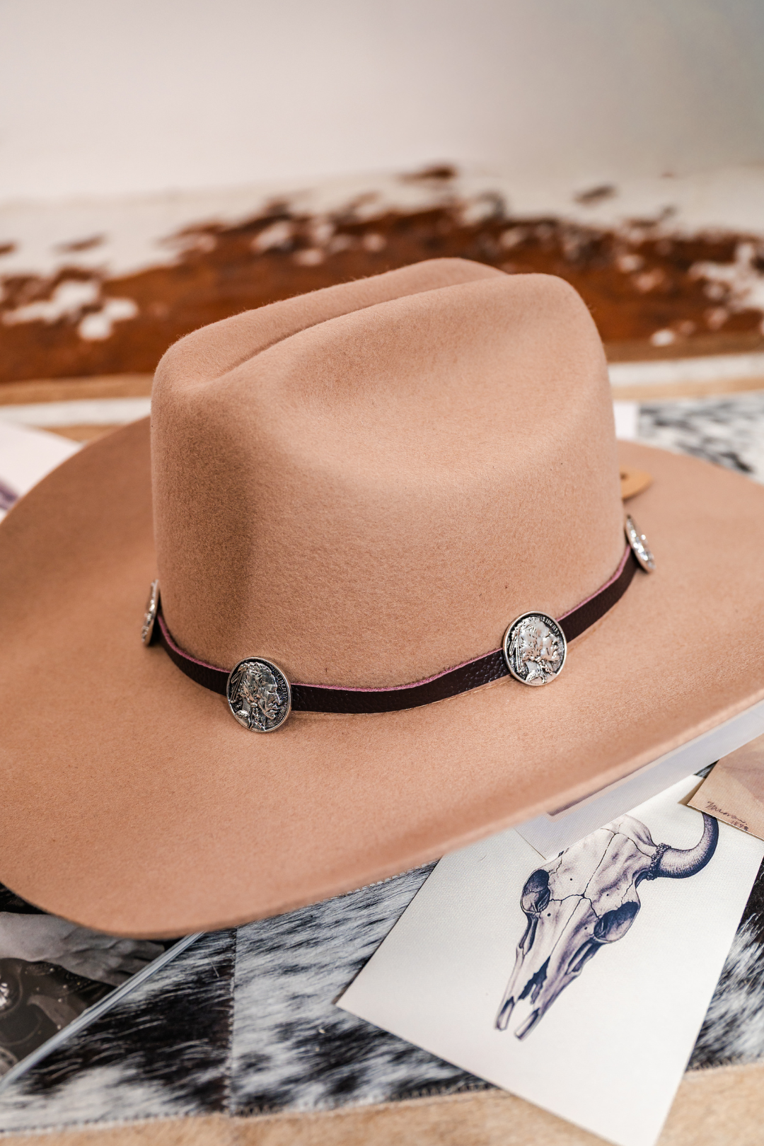 Frontier Spirit Leather Hat Band