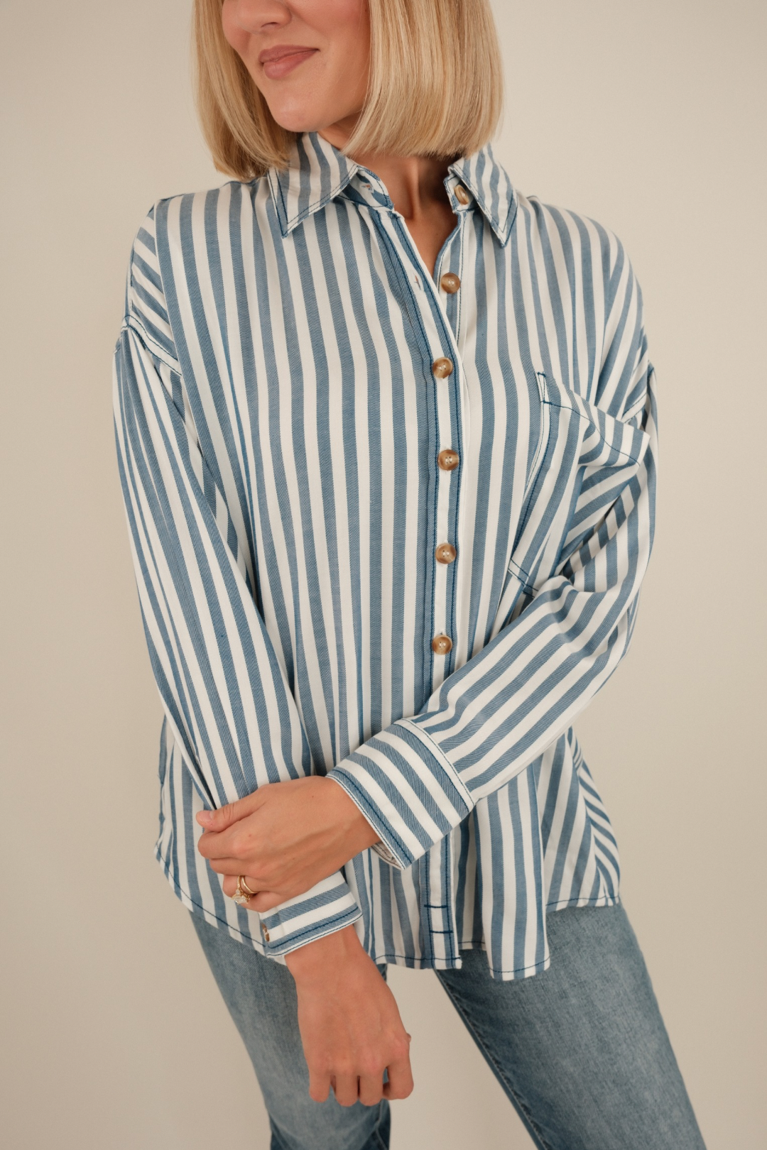 Trailhead Stripe Button-Down