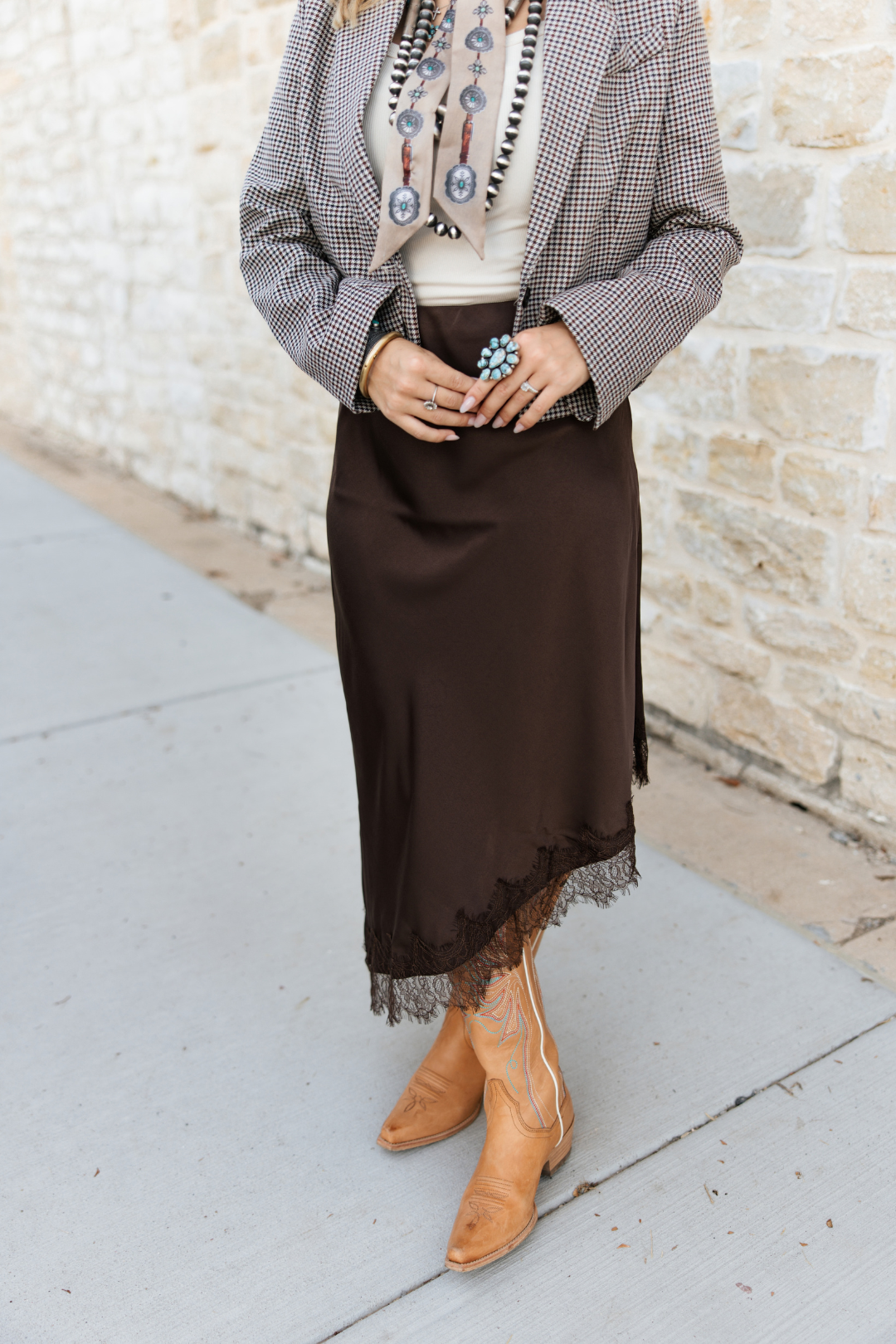 Chocolate & Lace Skirt