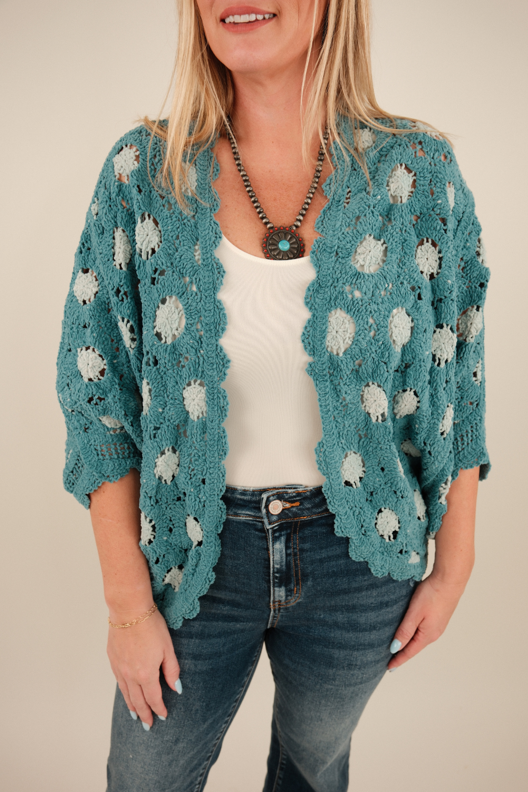 Saddle Breeze Cropped Cardigan