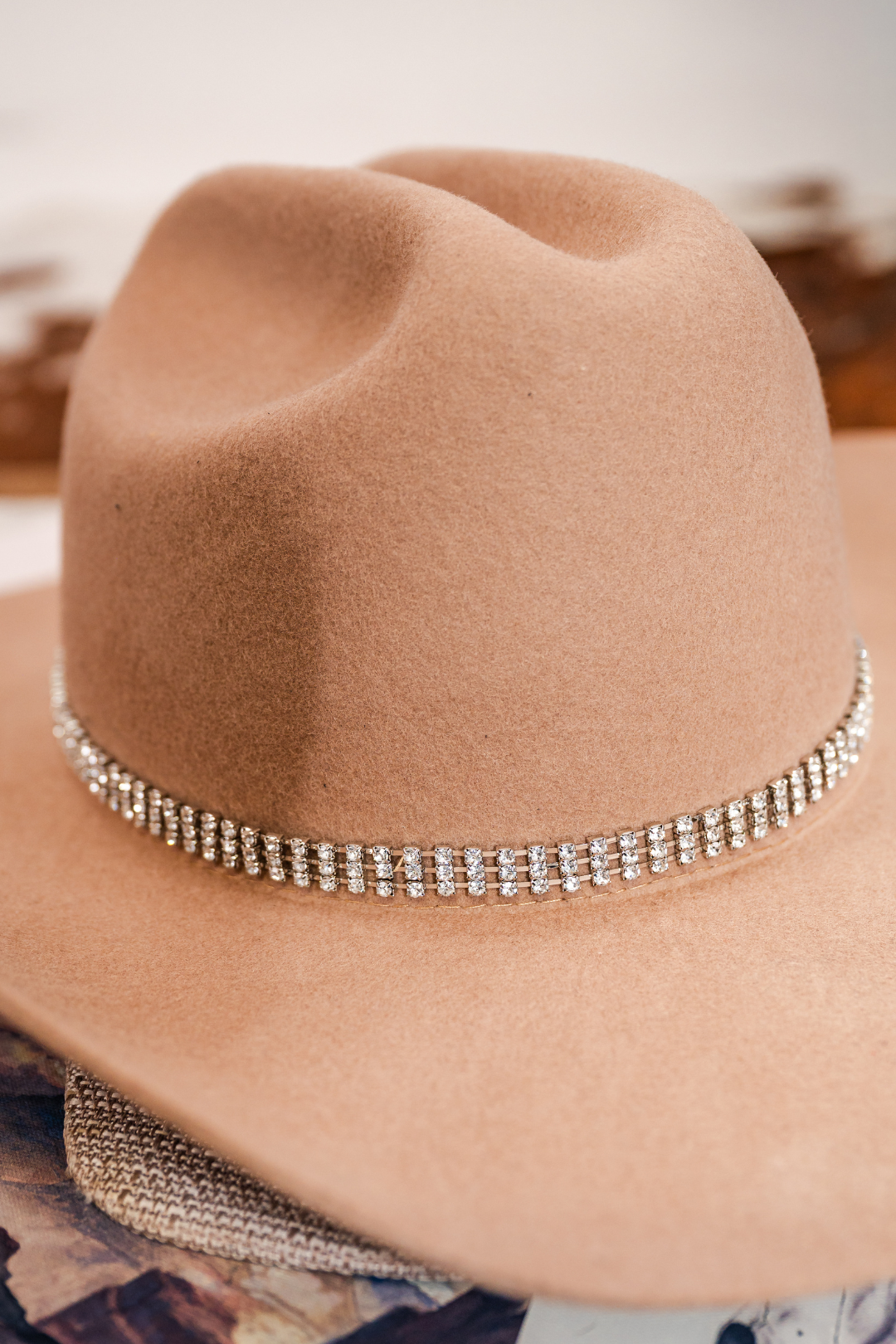 Rhinestone Range Hat Band
