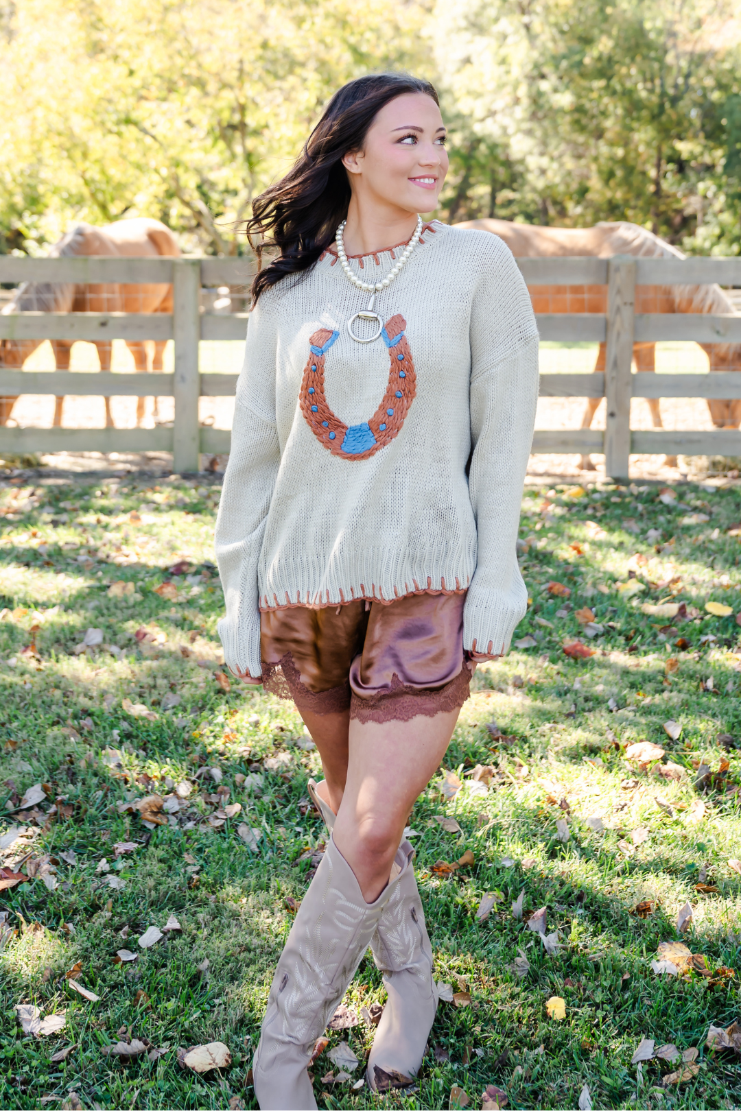 Sunday at the Stables Sweater
