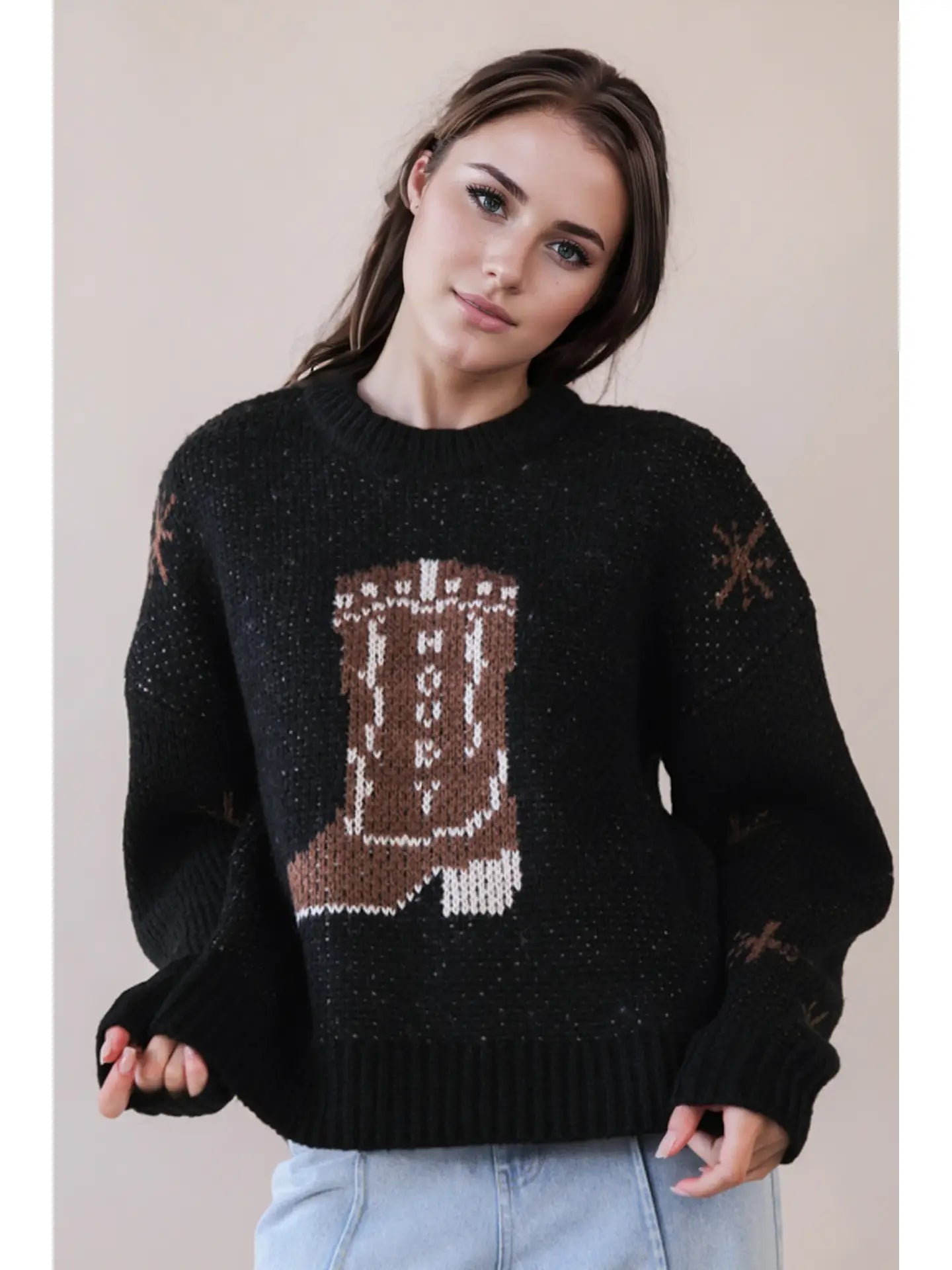 Boot Stitch Knit Sweater