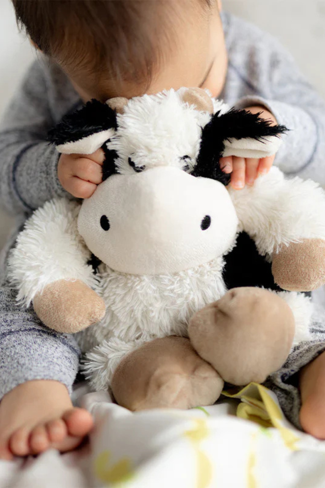 Black & White Cow Warmies Plush