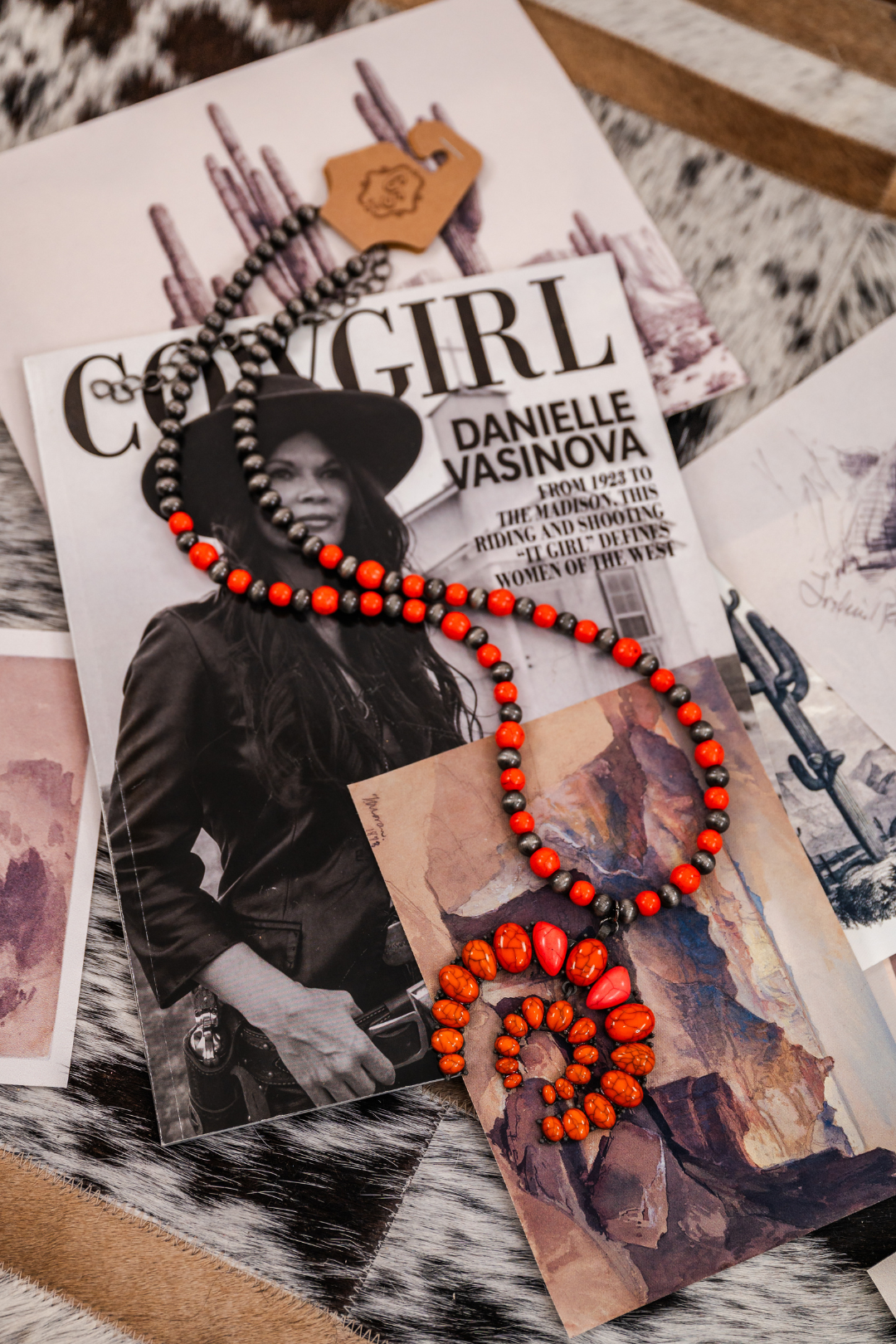 Navajo Spirit Double Horseshoe Necklace