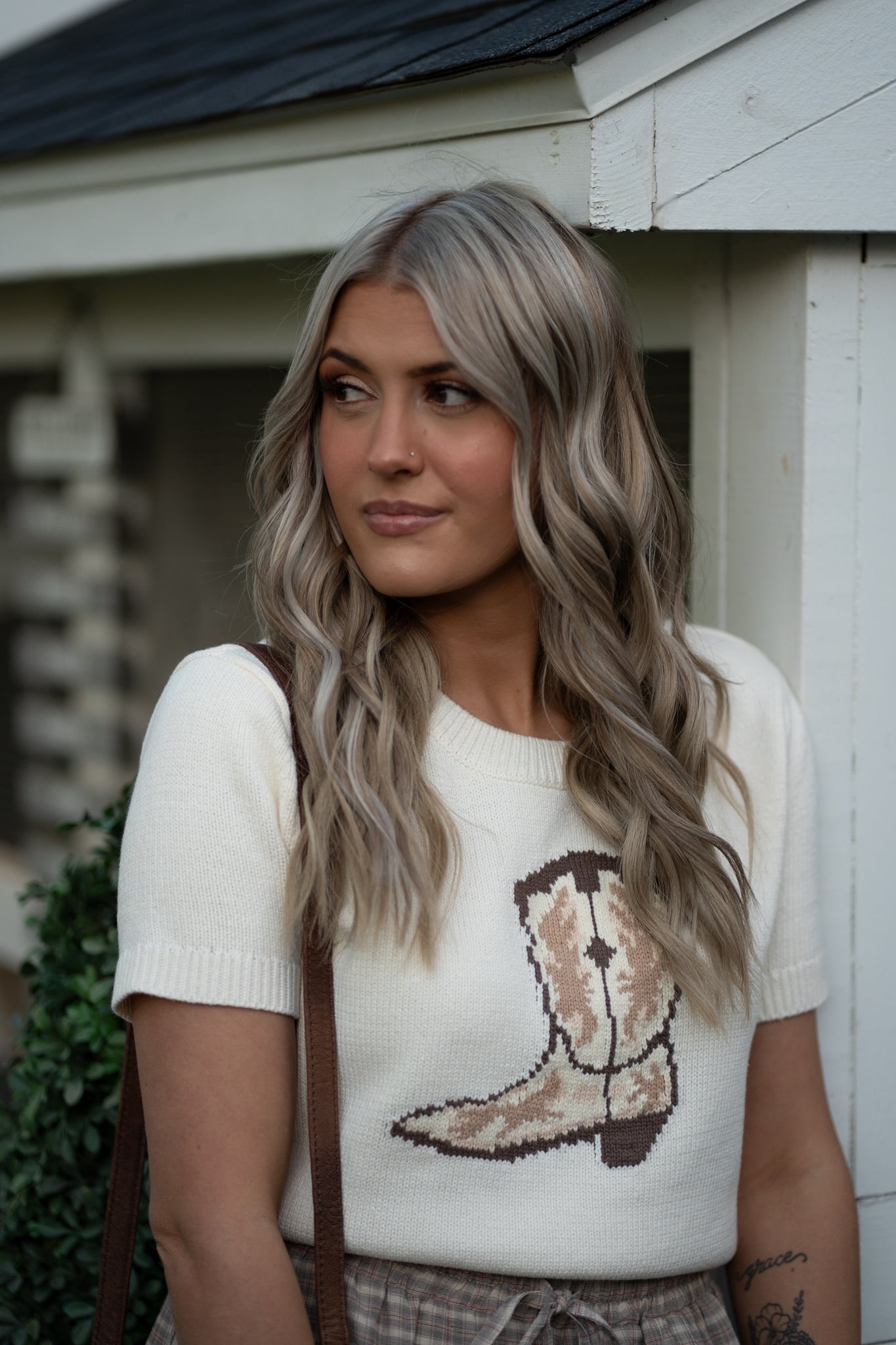 Cowgirl Spirit Cropped Sweater