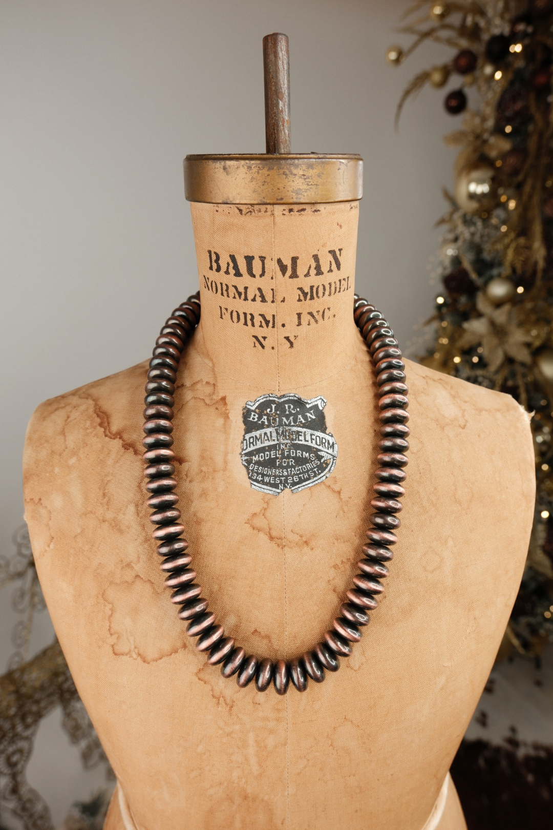 Wide Trail Navajo Pearl Necklace