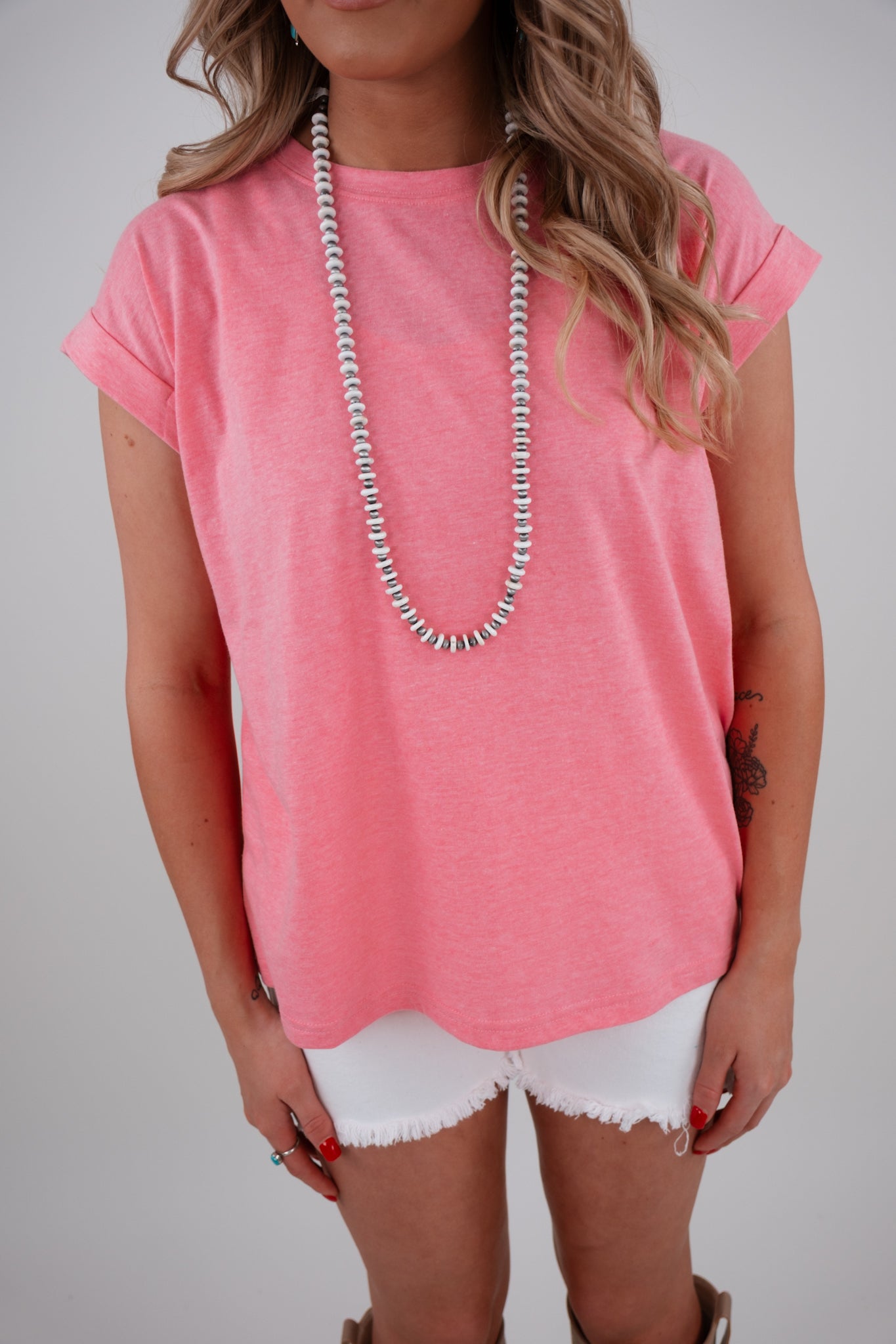 Cowgirl Calm Tee - Heather Mauve