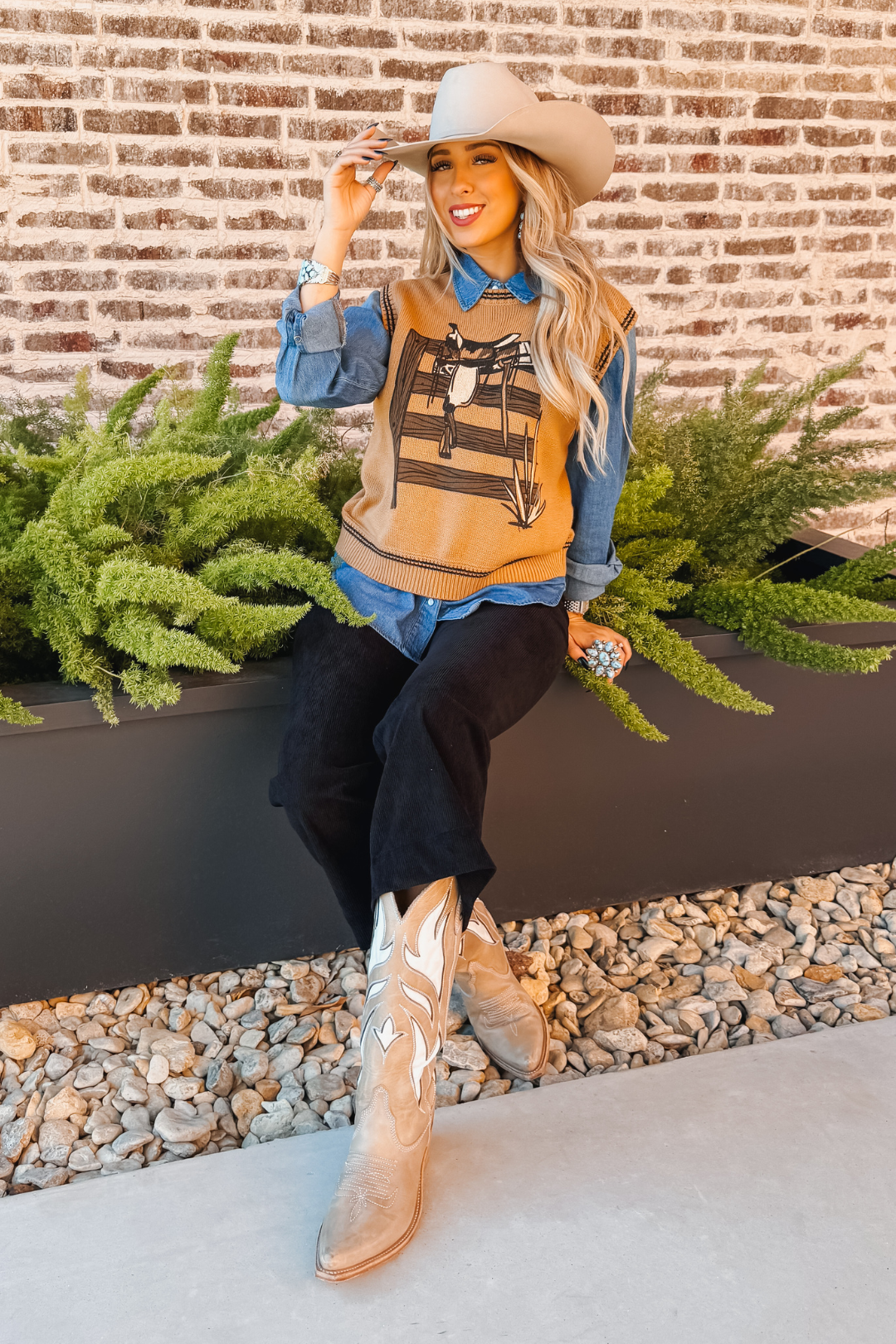 Frontier Saddle Knit Vest