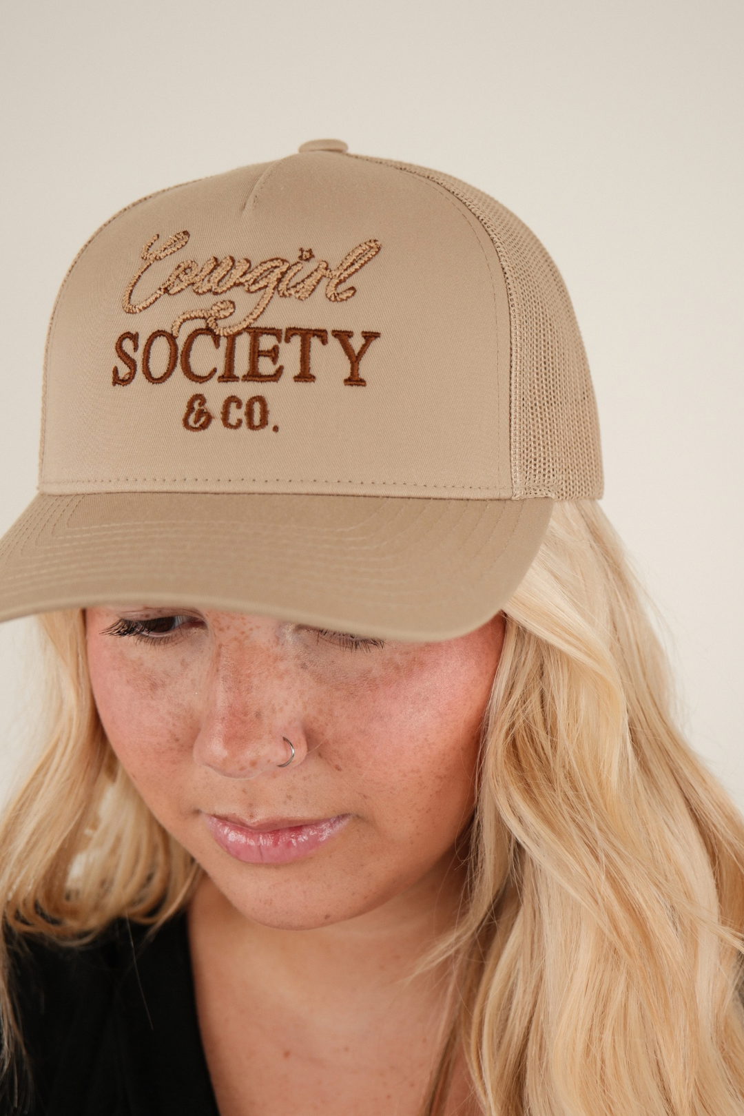 Cowgirl Society & Co Snapback - Tan