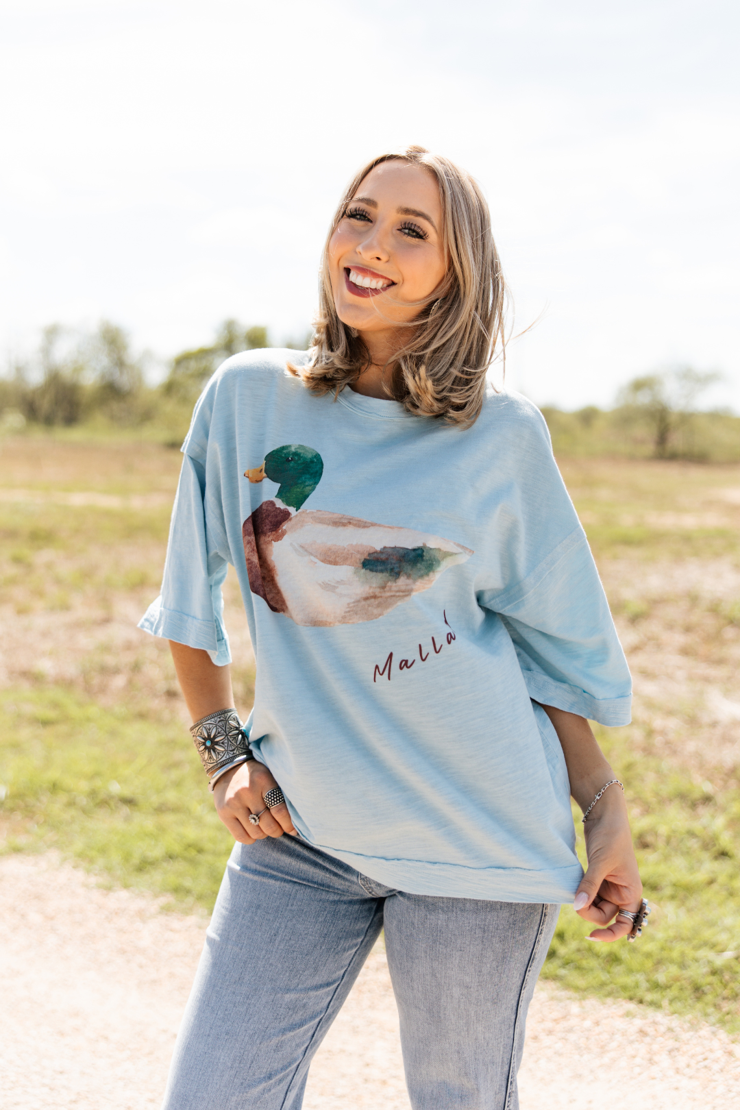 Blue Sky Mallard Tee