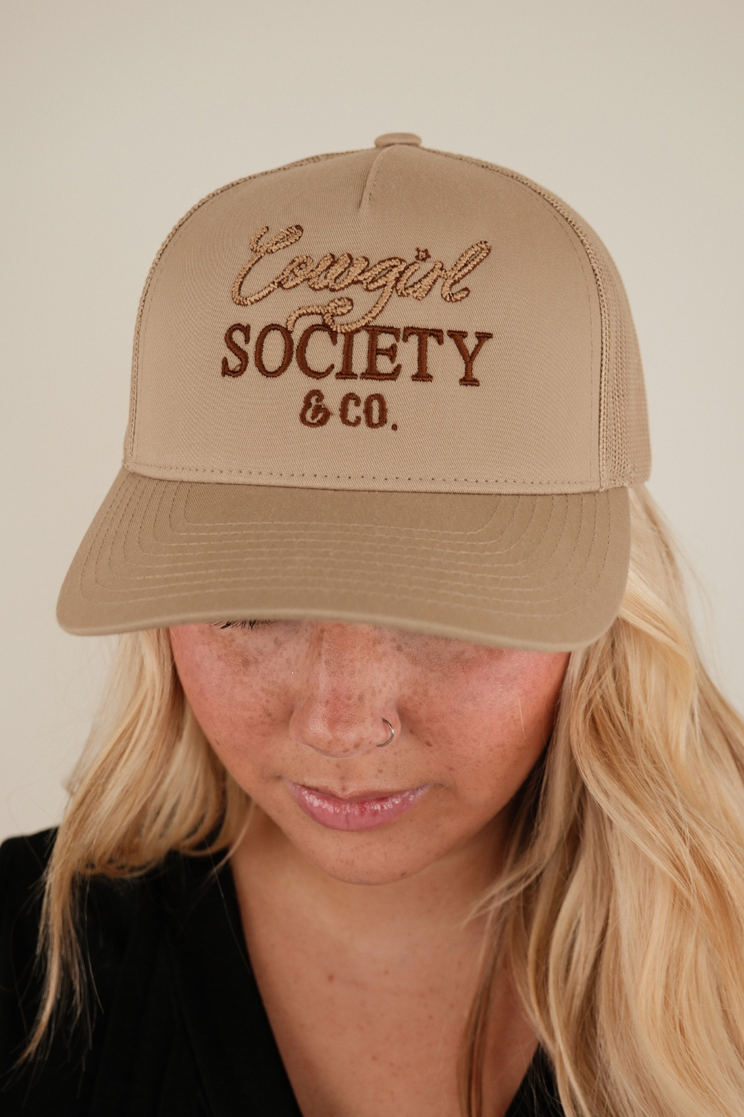 Cowgirl Society & Co Snapback - Tan