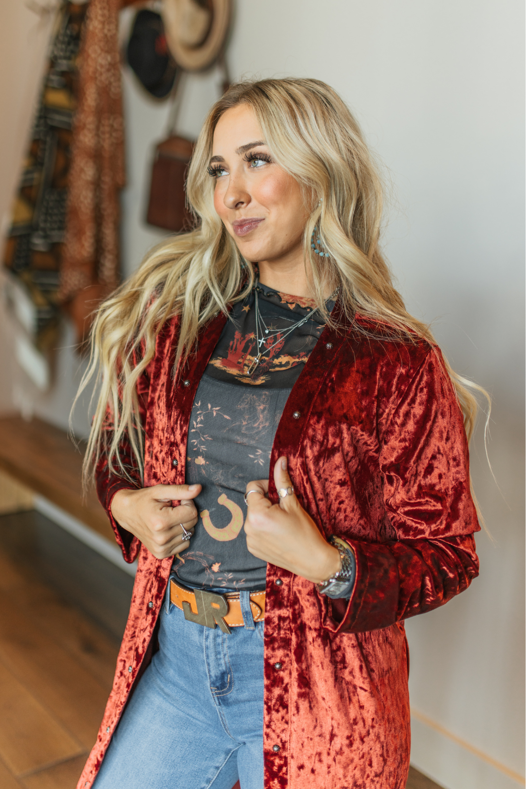 Santa Fe Velvet Duster