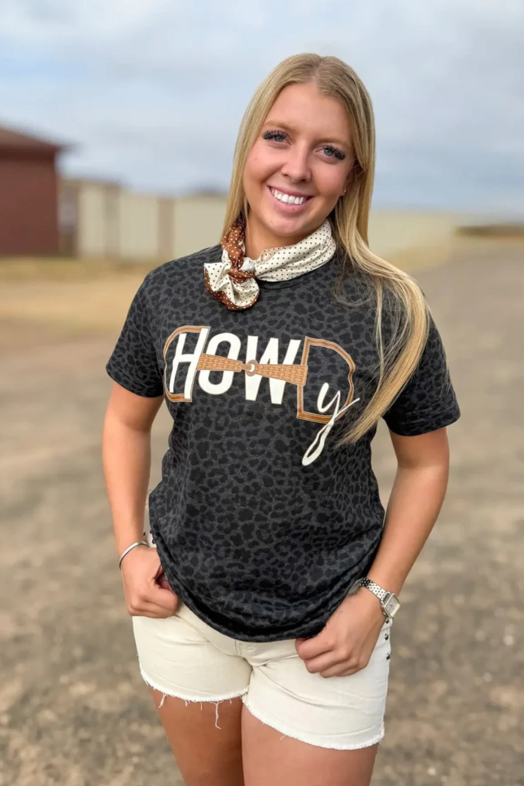 Leopard HOWDY Bit Tee