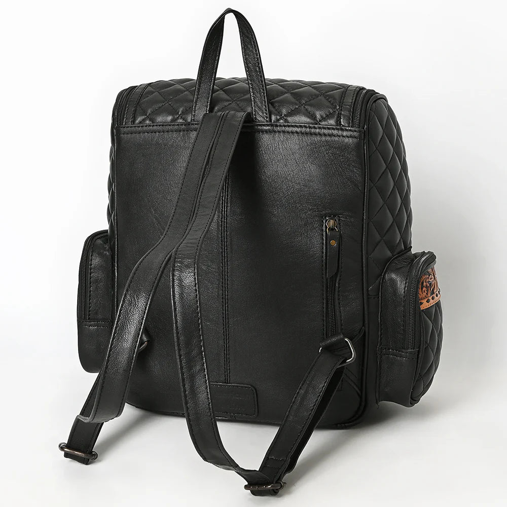 Dakota Quilted Leather Backpack