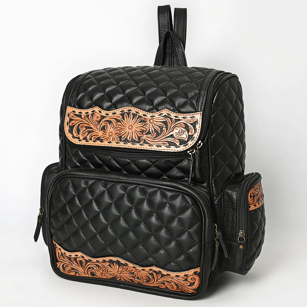 Dakota Quilted Leather Backpack