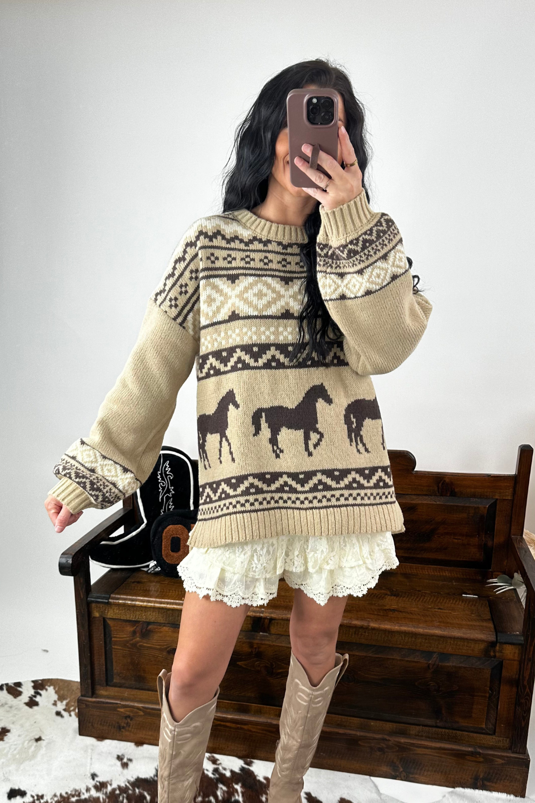 Prairie Run Knit Sweater