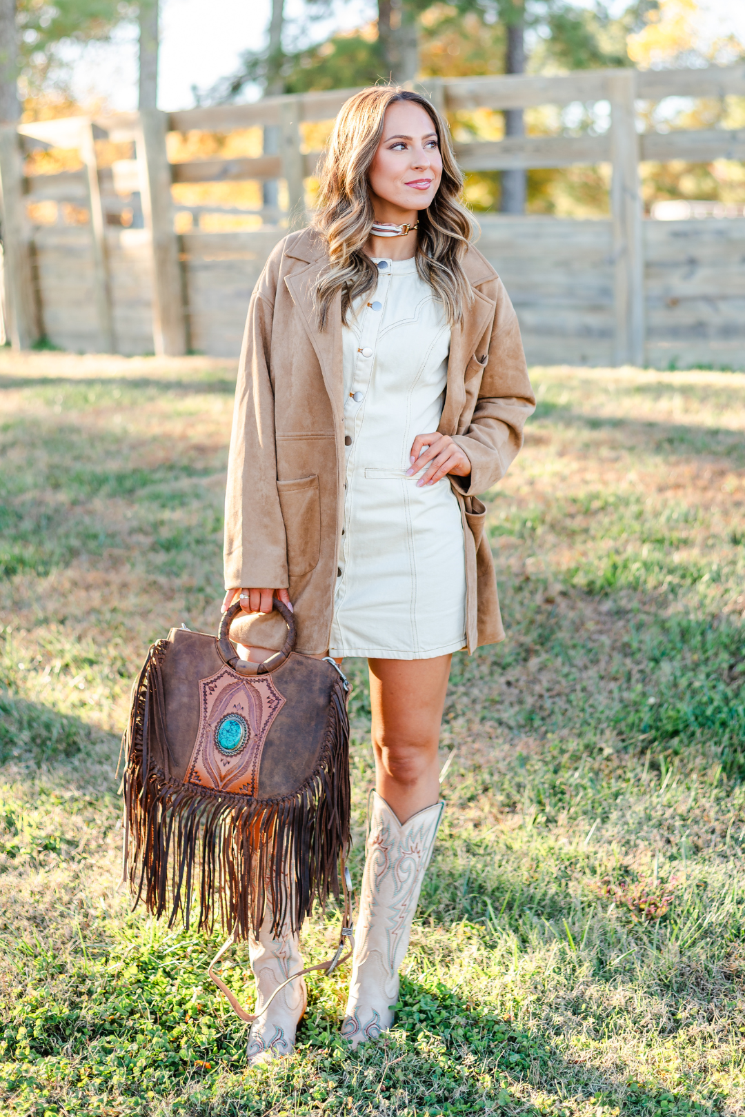 Desert Ridge Suede Oversized Blazer