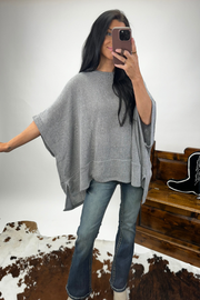 Prairie Breeze Travel Knit Poncho