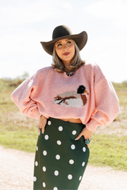 Pink Skies & Mallards Sweater