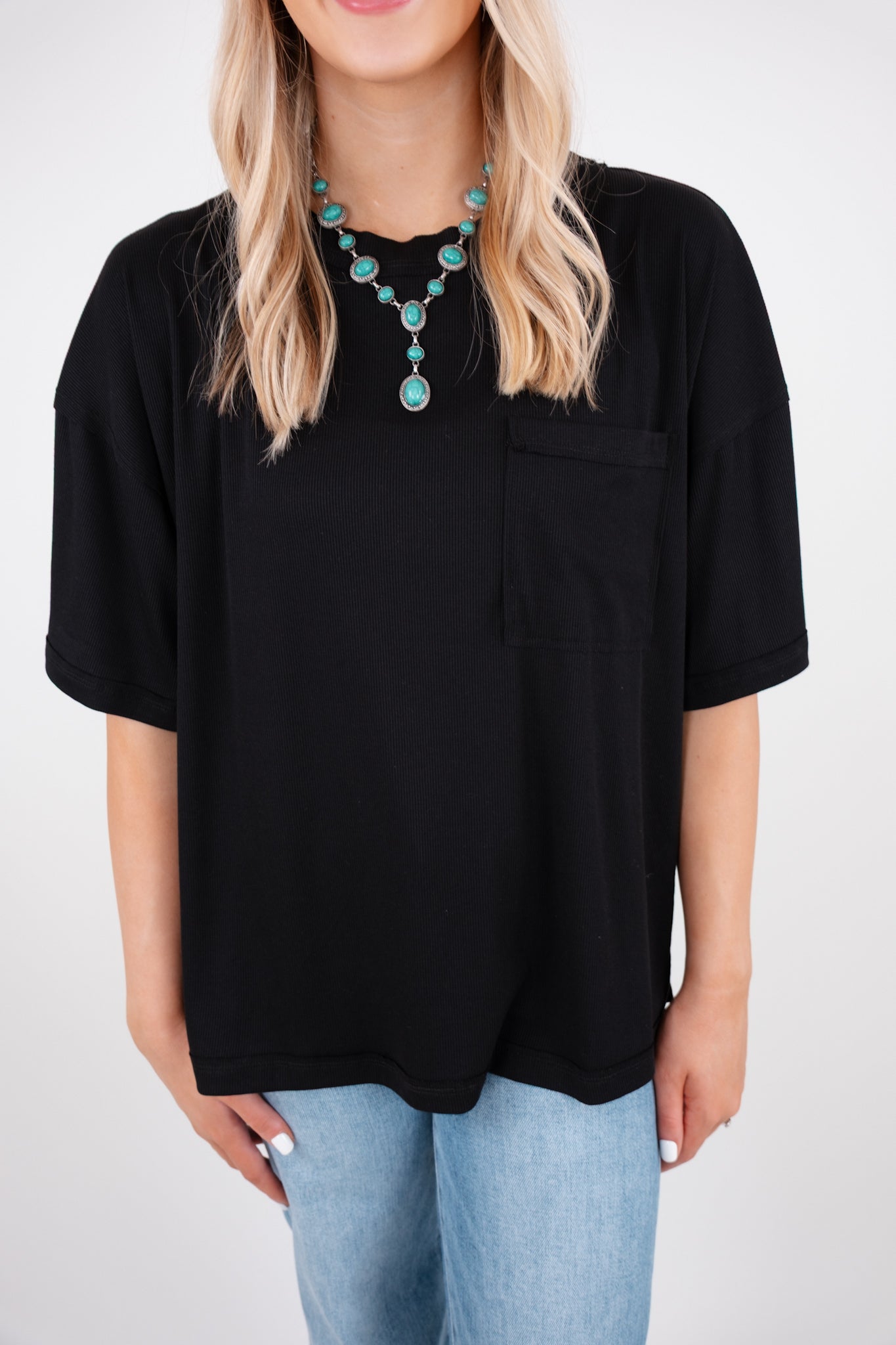 Essential Pocket Tee – Black