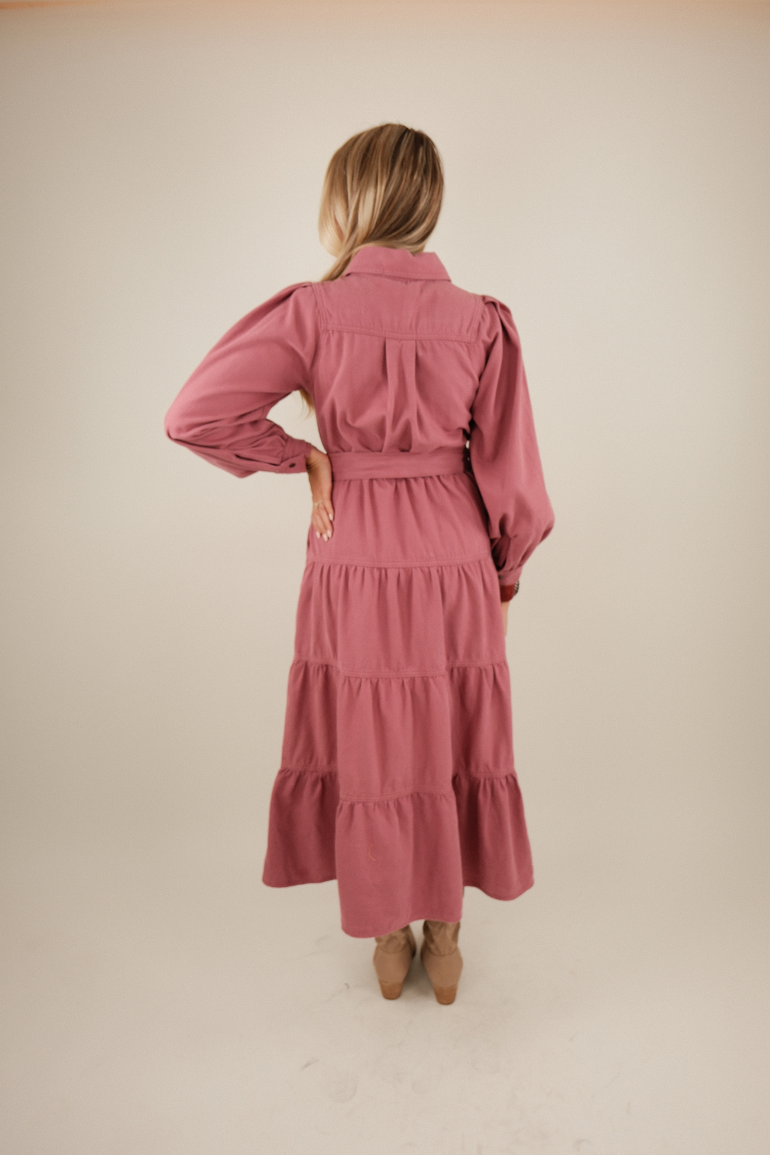 Dusty Rose Range Dress