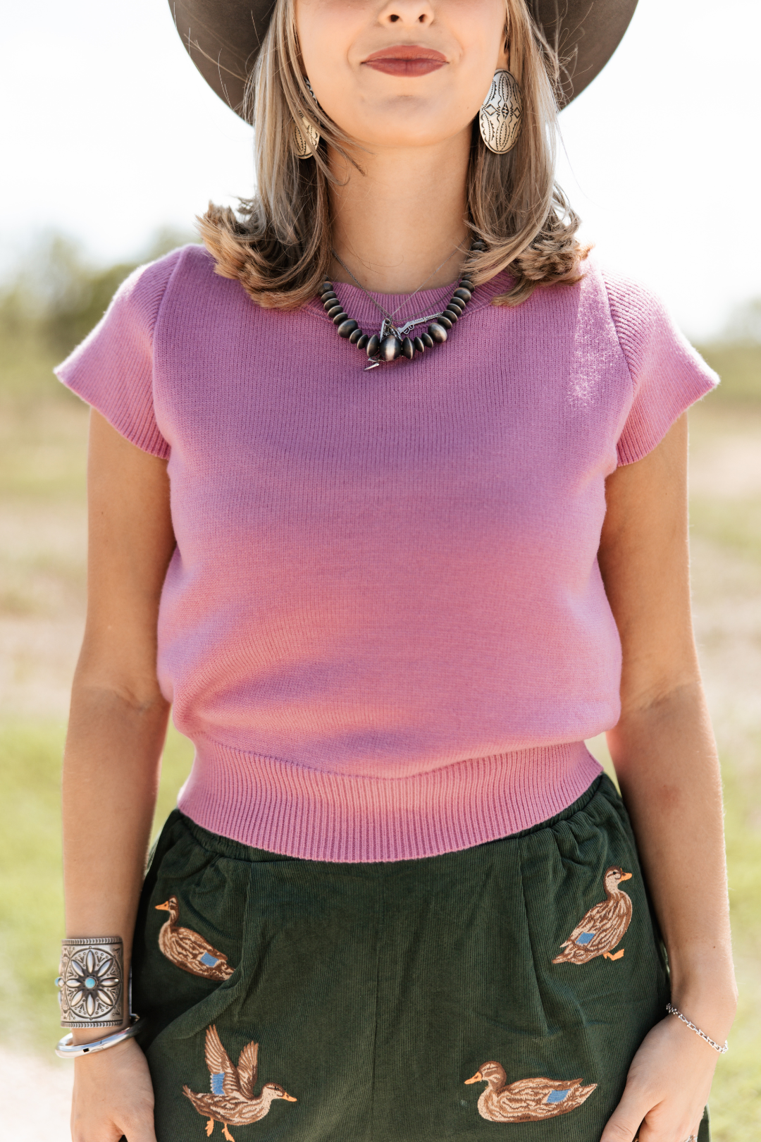 Prickly Pear Knit Top