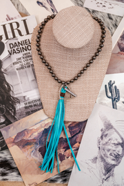 Saddle Creek Turquoise Tassel Necklace